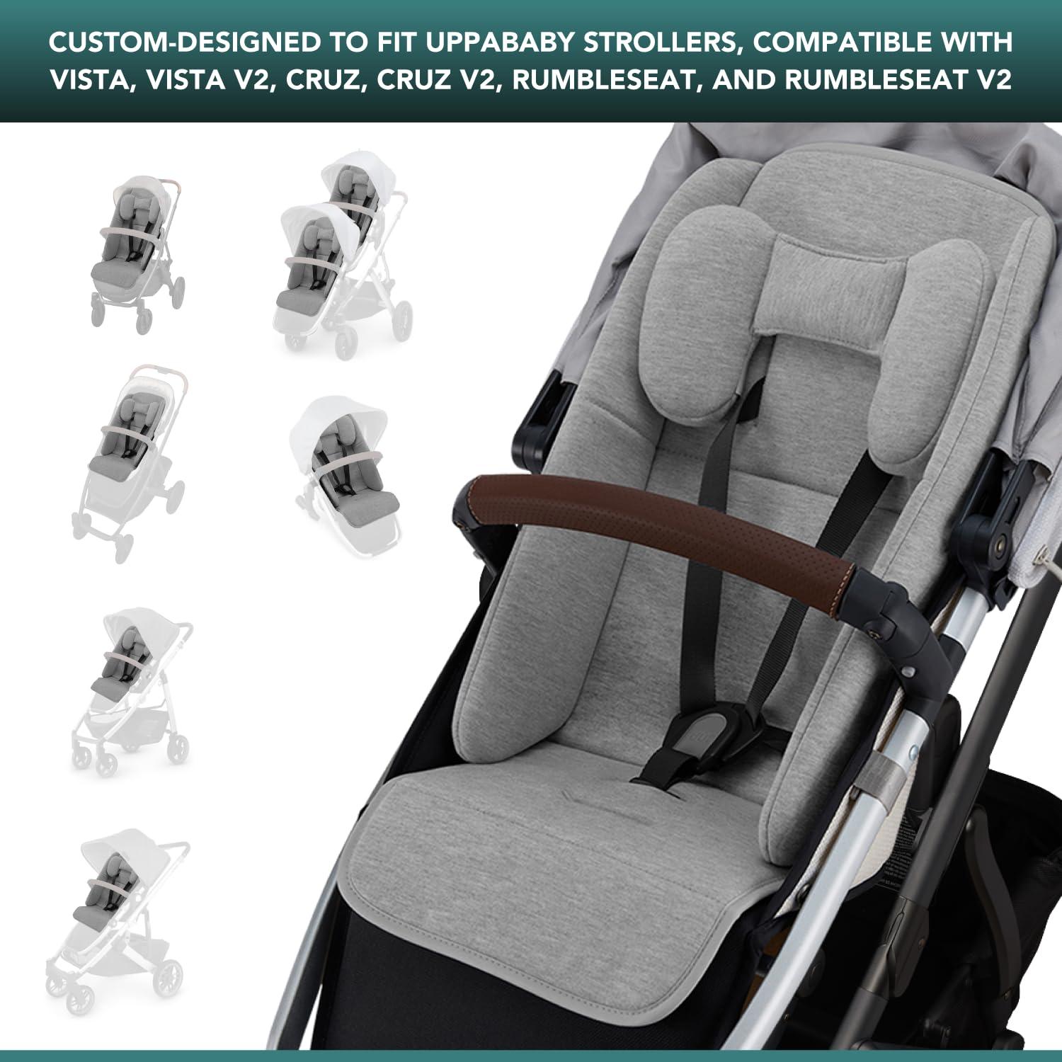 Forro de Asiento para Bebés Uppababy Vista y Cruz - Gris