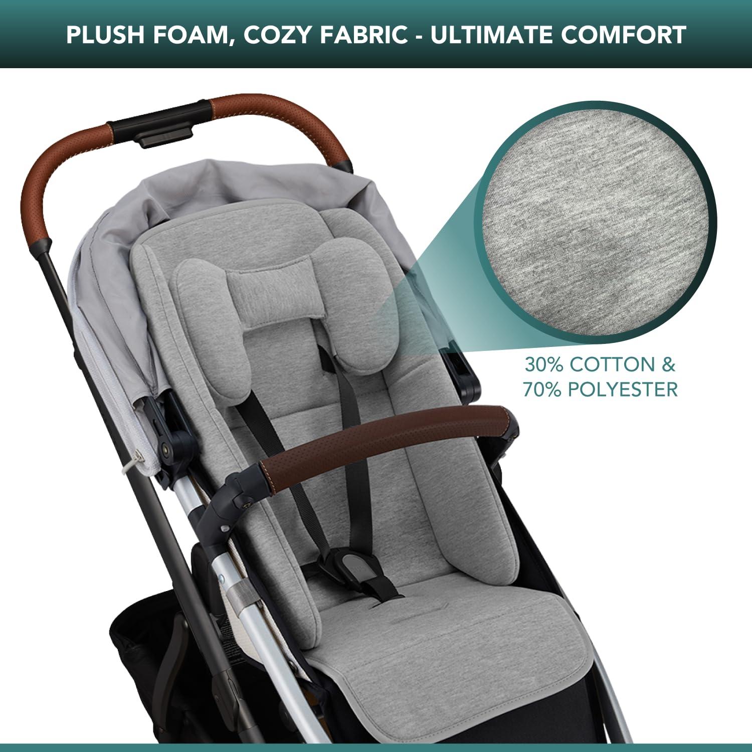 Forro de Asiento para Bebés Uppababy Vista y Cruz - Gris