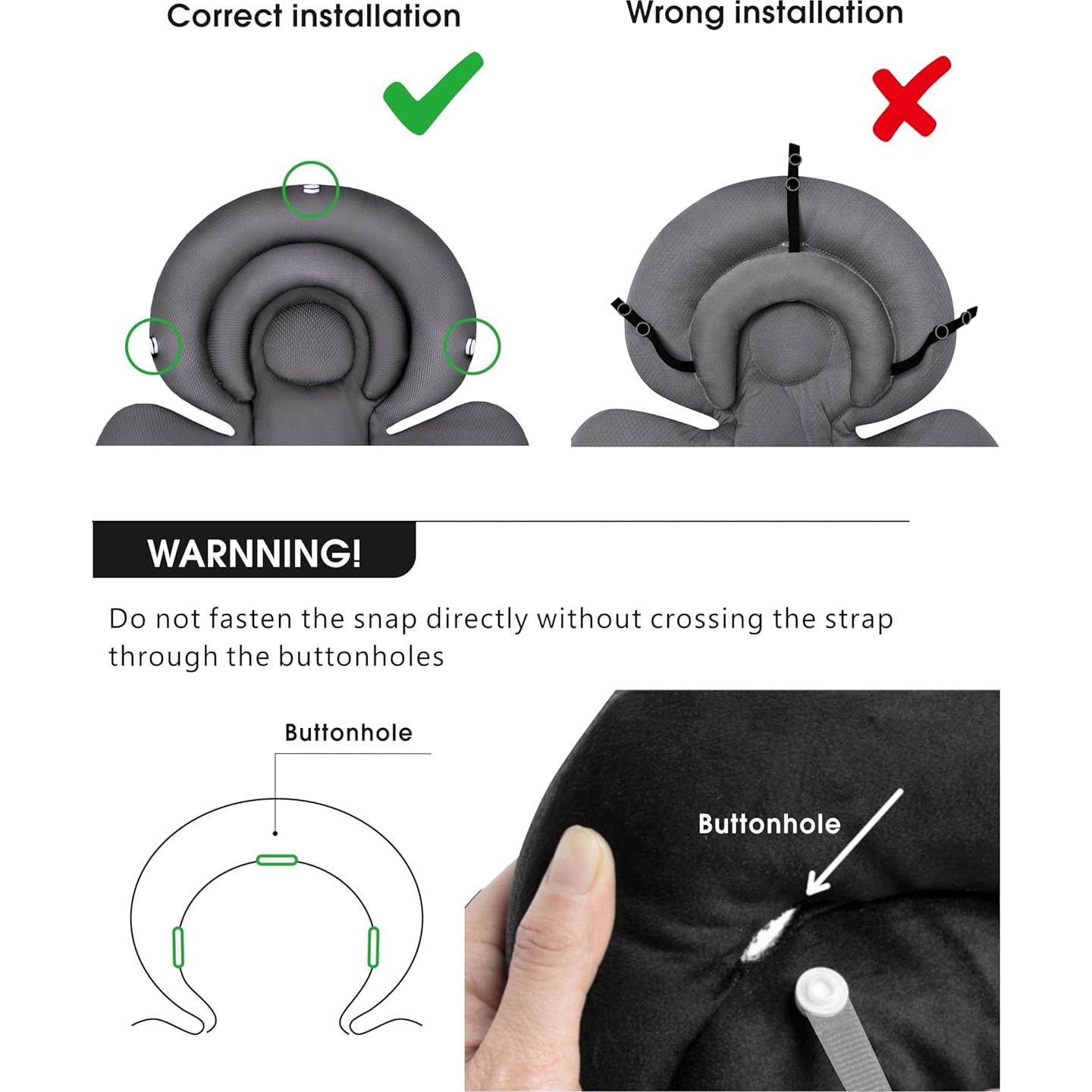Inserto Reversible para Asiento de Auto Bebé TinlyFinly 65.5x39.6cm