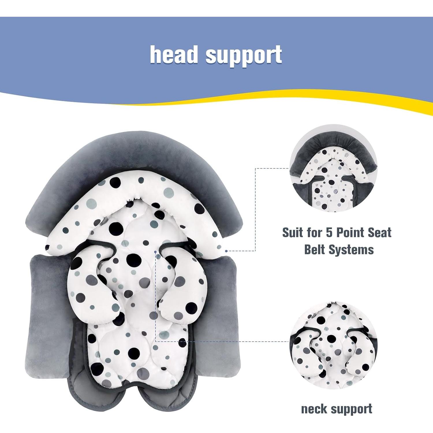 Cojín Inserto para Asiento de Auto KAKIBLIN Gris 0-12 Meses