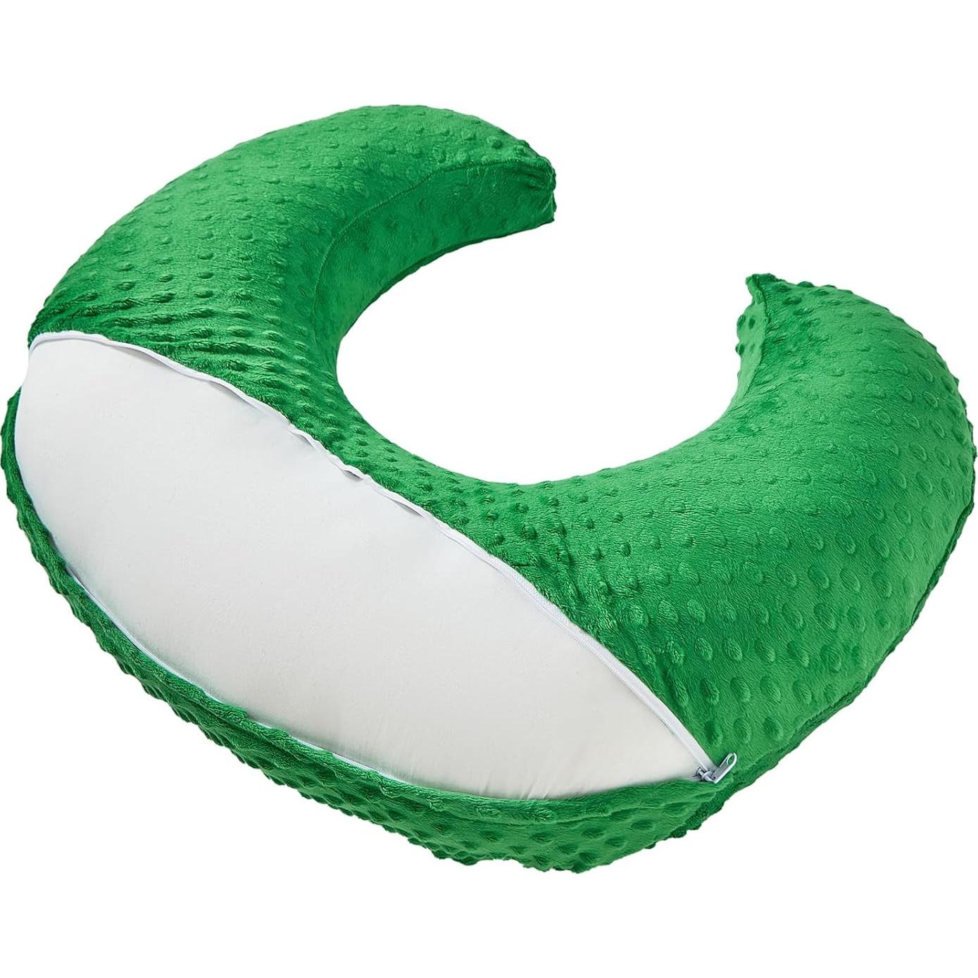 Almohada de Lactancia Aullar Verde Helecho 60x50 cm 100% Poliester