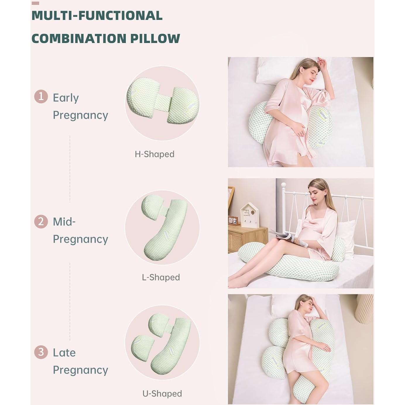 Almohada de Embarazo Oternal Cuña Ajustable 101.6x63.5cm