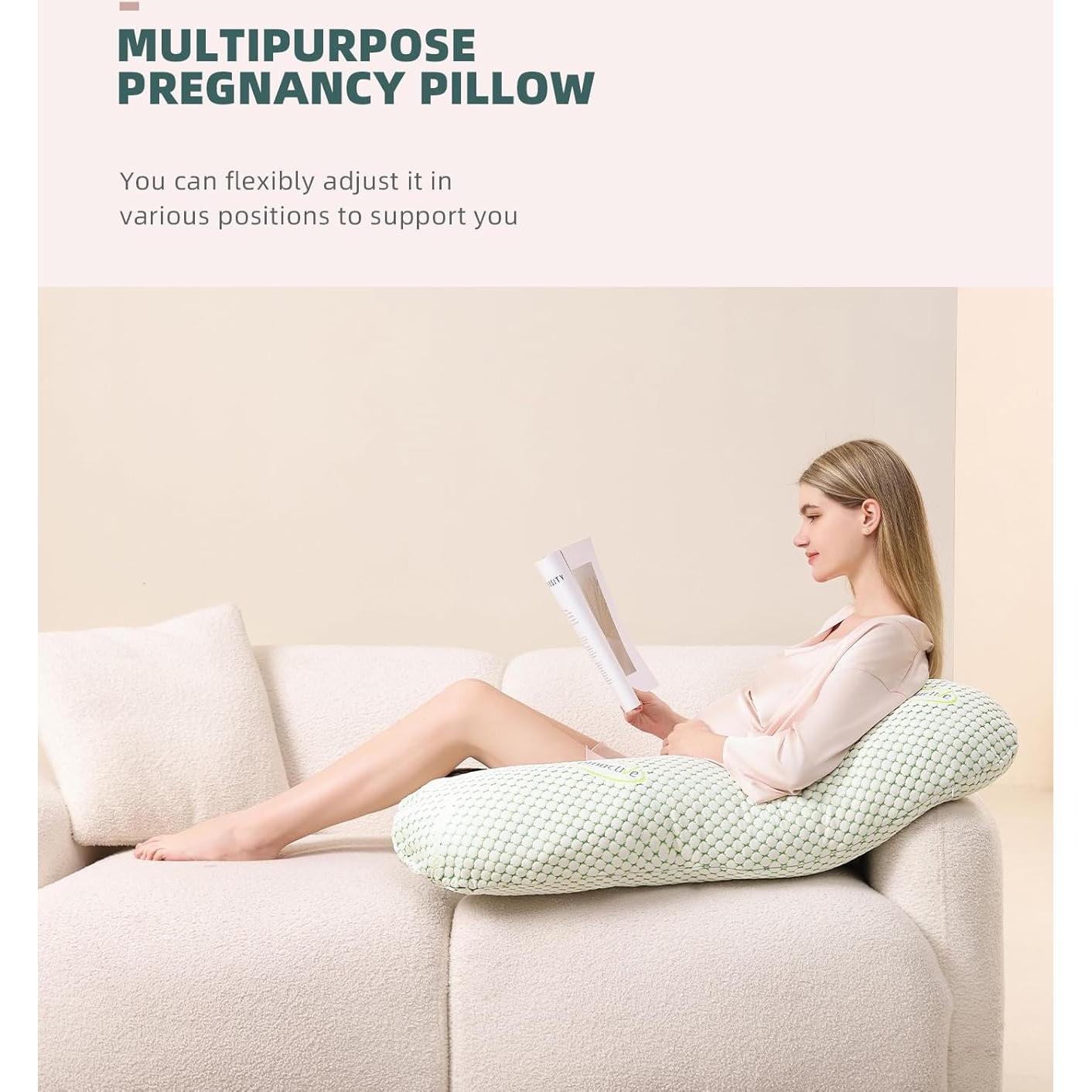 Almohada de Embarazo Oternal Cuña Ajustable 101.6x63.5cm