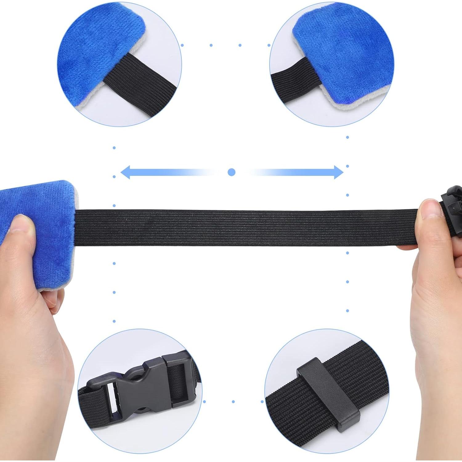 Almohadas de Cuello para Viaje JenPen - 2 Piezas Ajustables Azul