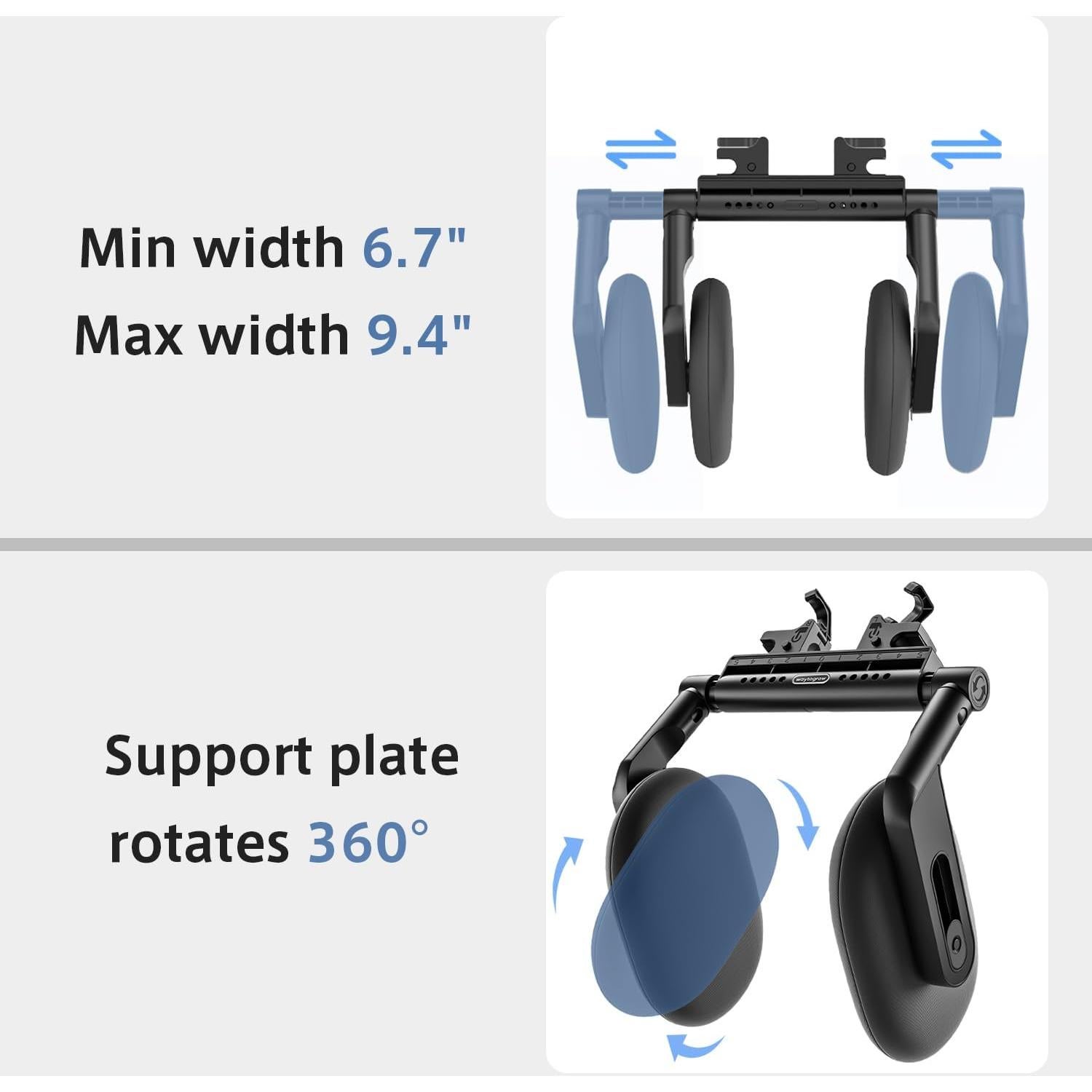 Almohada de Reposacabezas Ajustable Zorunowa A1301 para Coche
