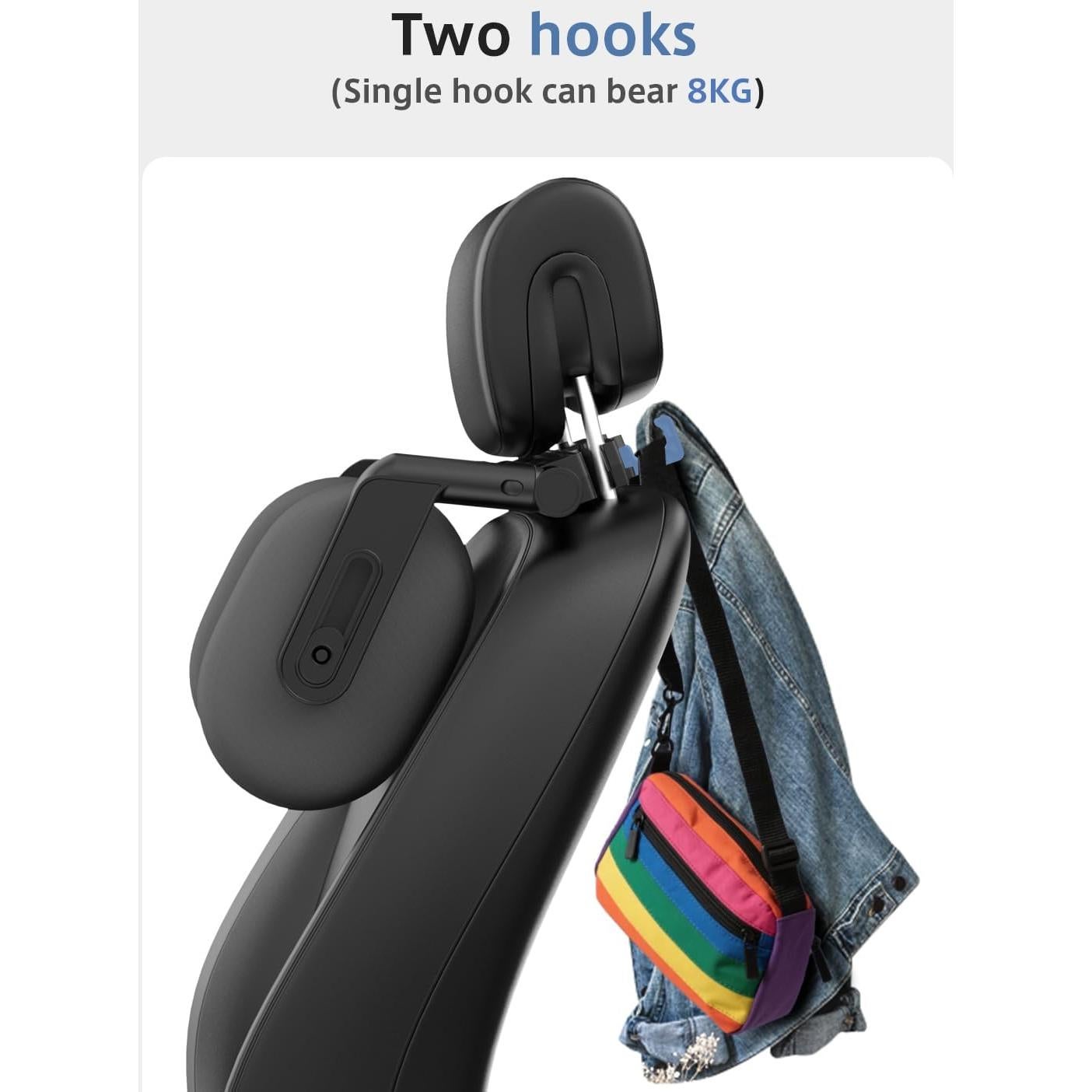 Almohada de Reposacabezas Ajustable Zorunowa A1301 para Coche