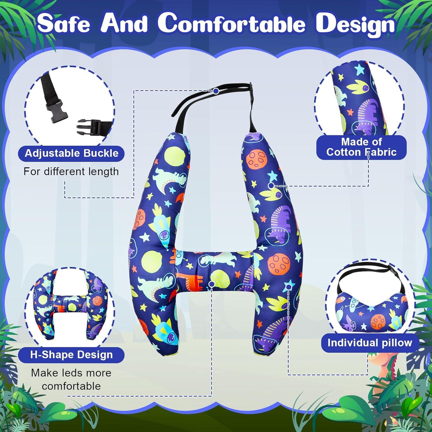 Almohada de Viaje para Niños Chunful H Ajustable Dinosaurio