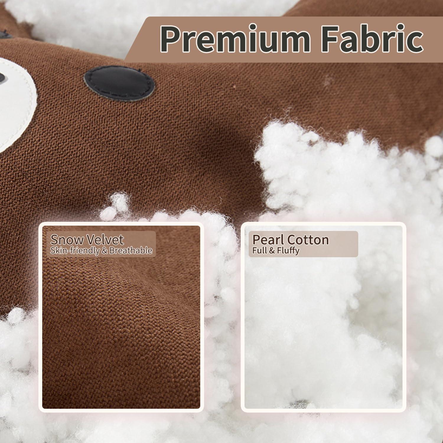 Almohada de Viaje para Niños BHock Auto Forma Y Marrón