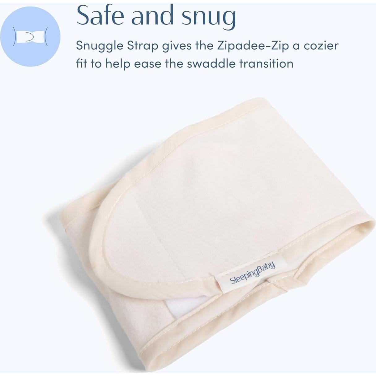 Manta de Sueño Zipadee-Zip SleepingBaby - Viscosa de Bambú - Azul Cielo - Pequeño (4-8 Meses)