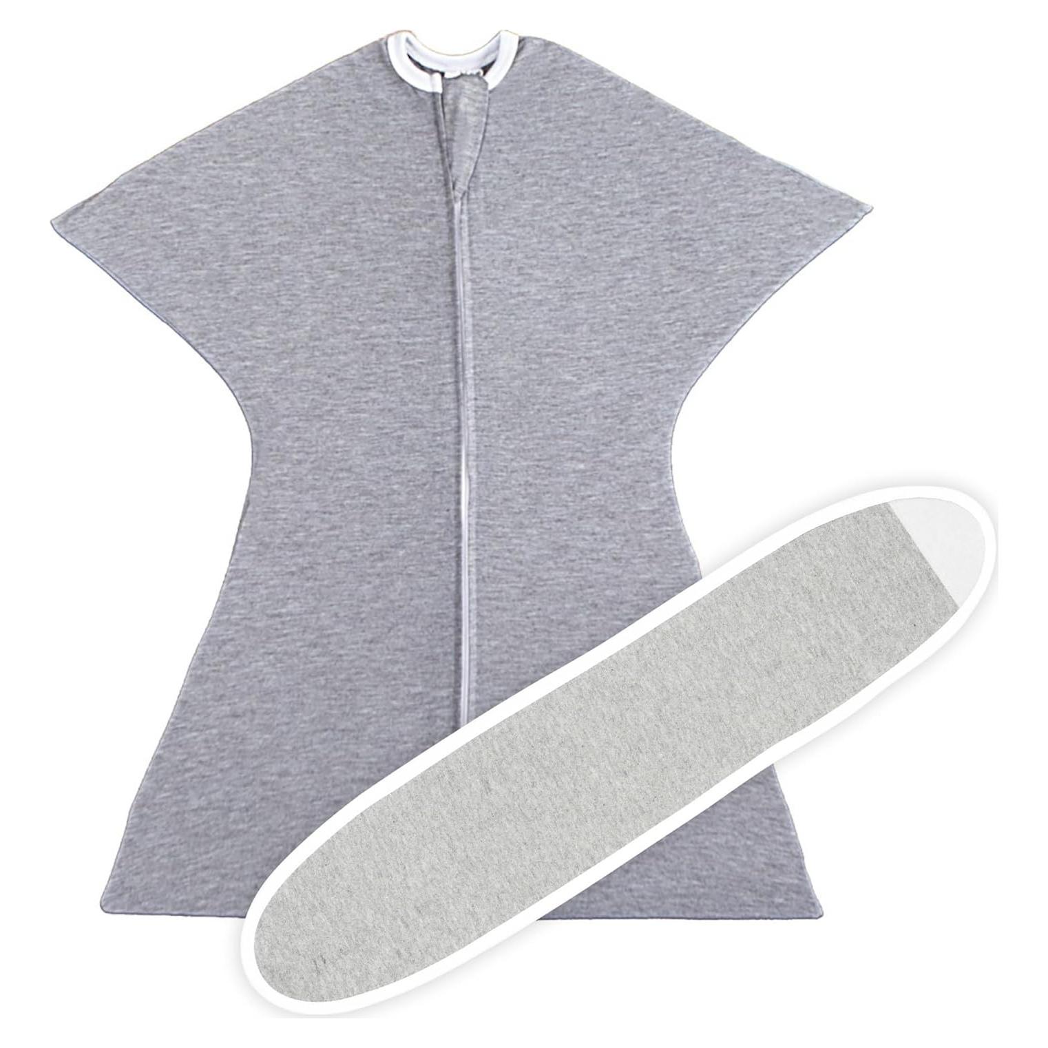 SleepingBaby Zipadee-Zip Swaddle Transición Gris Claro 4-8 Meses