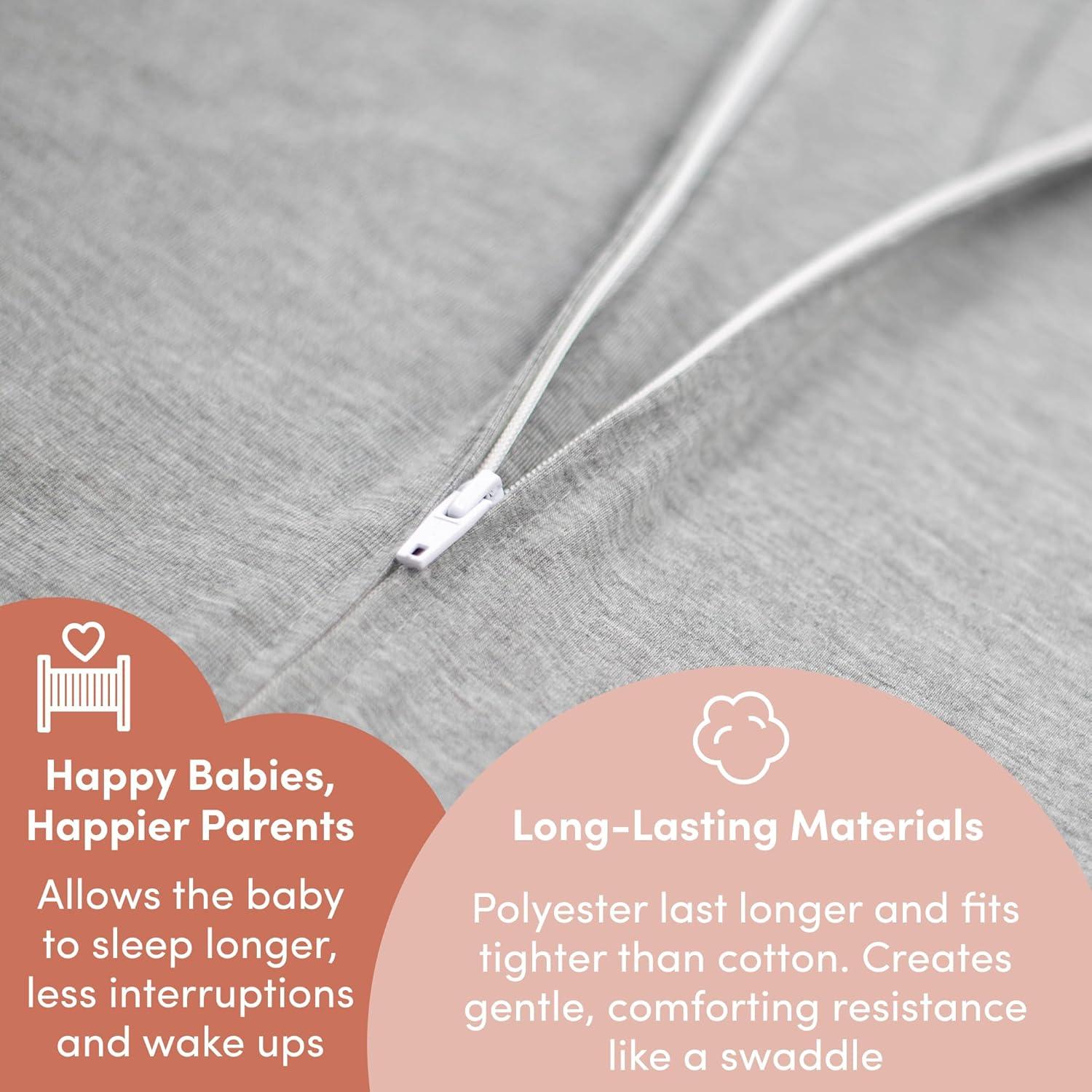 SleepingBaby Zipadee-Zip Swaddle Transición Gris Claro 4-8 Meses