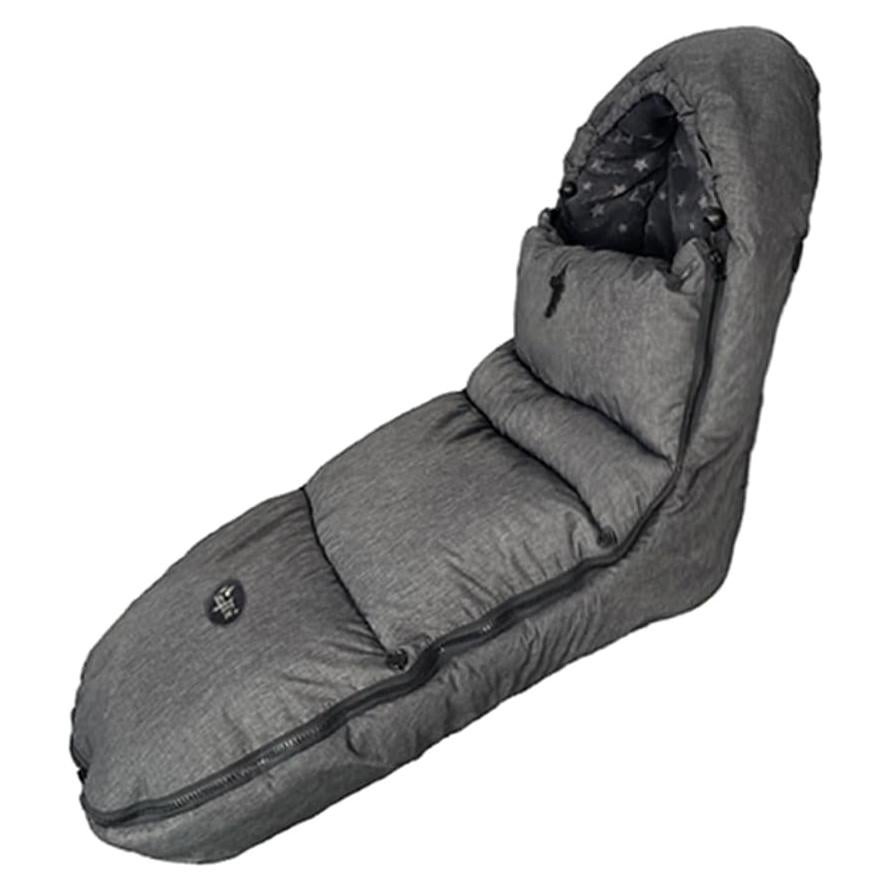 Saco de Silla de Paseo CozyMe Gris Melange Forro Polar