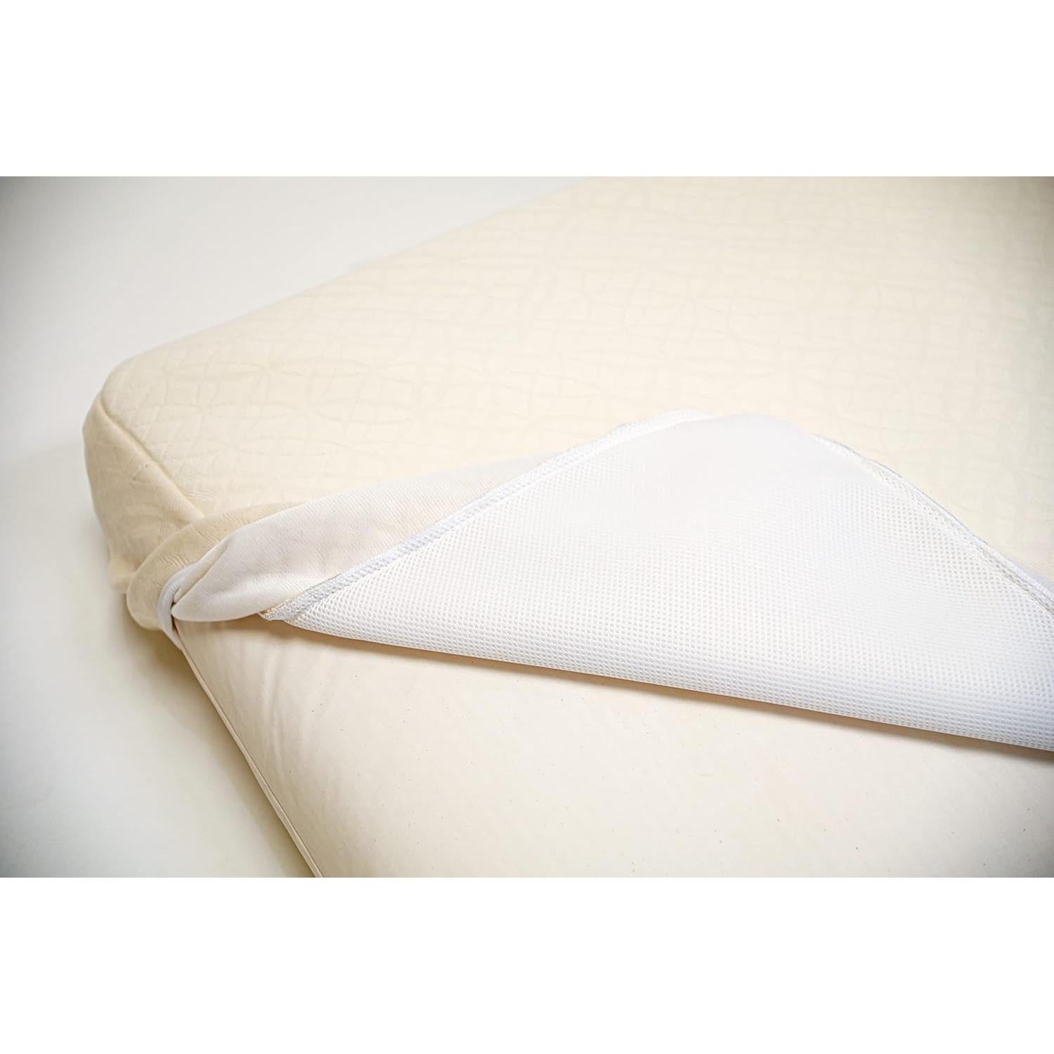 Cubierta de colchón orgánico Naturepedic para cuna 132x71 cm