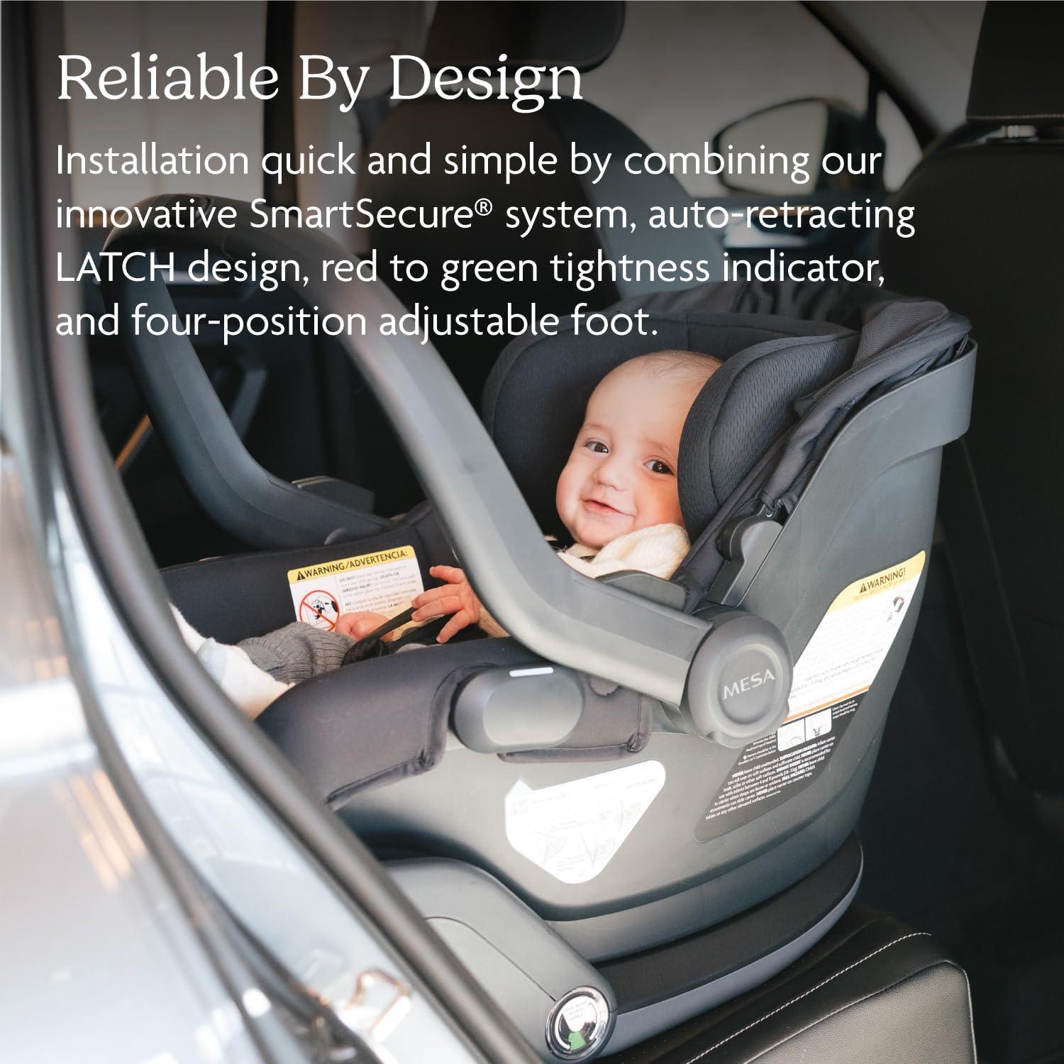 UPPAbaby Mesa V3 Asiento de Auto para Bebés - Gris Mélange