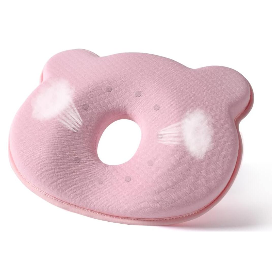 Almohada de Espuma de Memoria BIKBOK Rosa 25x22 cm Suave