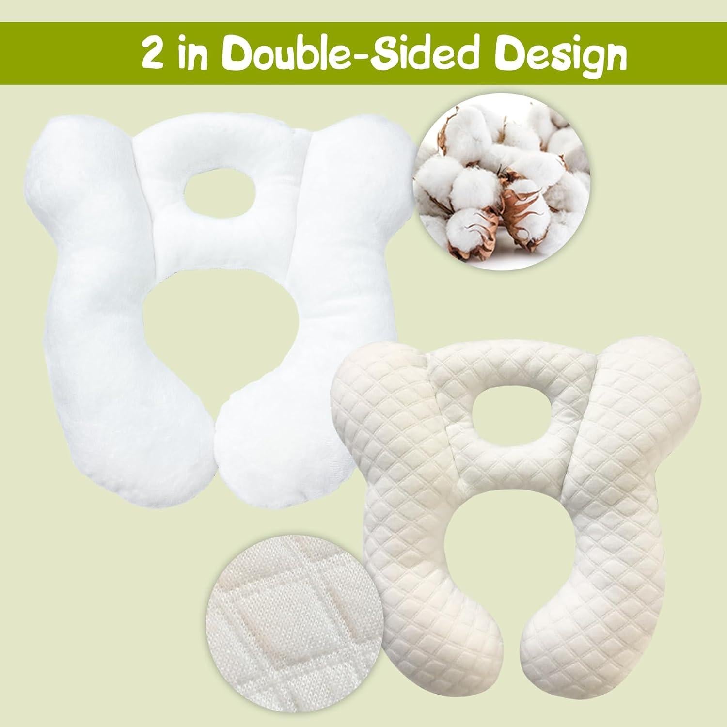 Almohada de Viaje ZHOMA para Bebés - Diseño en U, Lavable, 26.9 cm