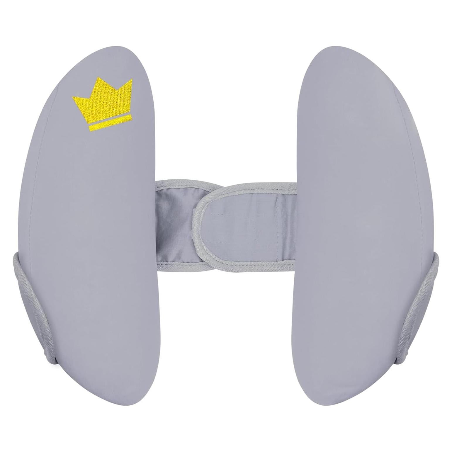 Soporte de Cabeza para Silla de Auto Bebé Gris Ajustable