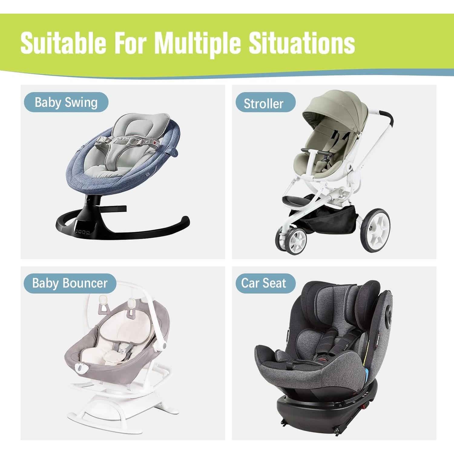 Almohada de Soporte para Bebé KAKIBLIN - Cuello Viaje 25x28cm