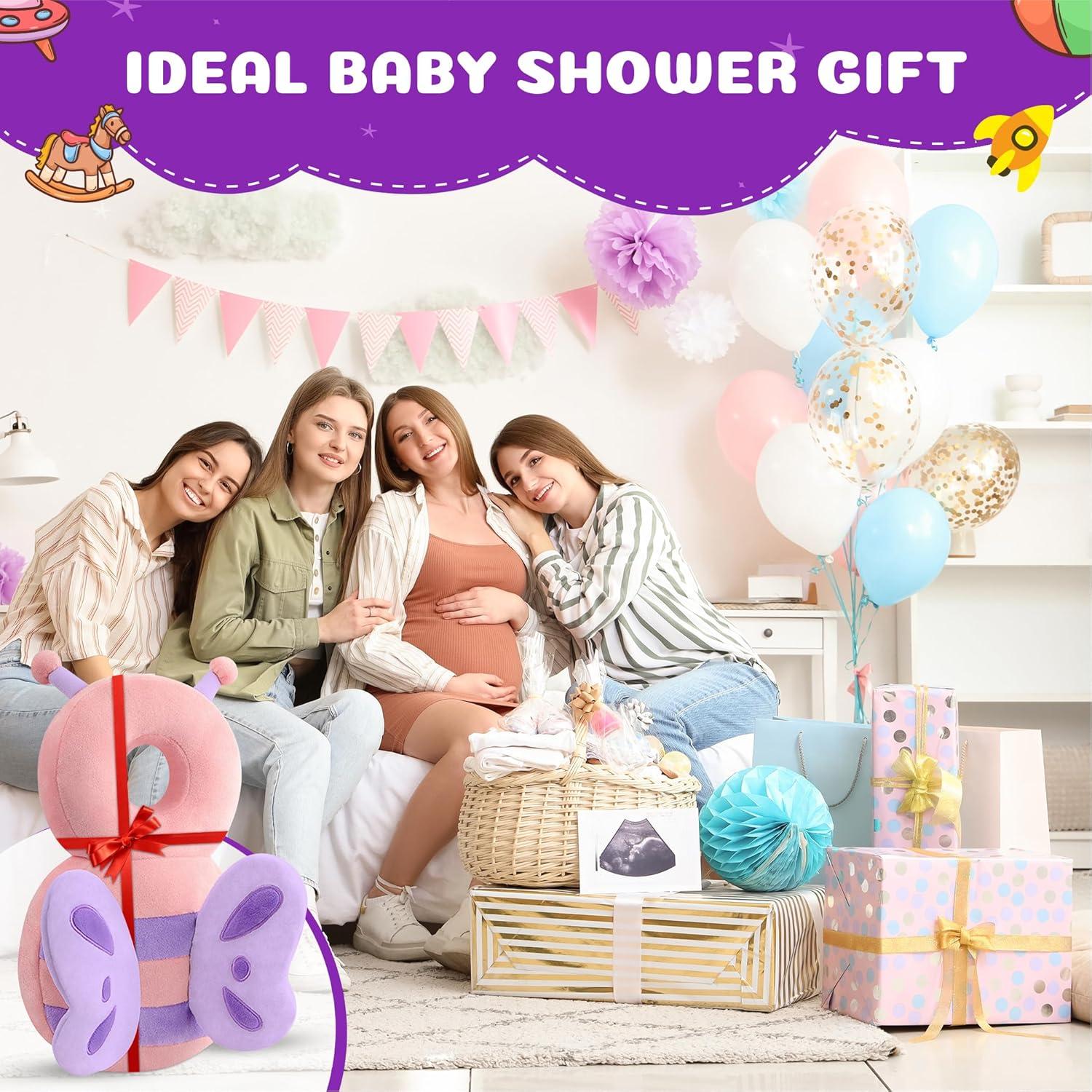 Mochila Protectora de Cabeza Bebé HippoBaby Mariposa Ajustable