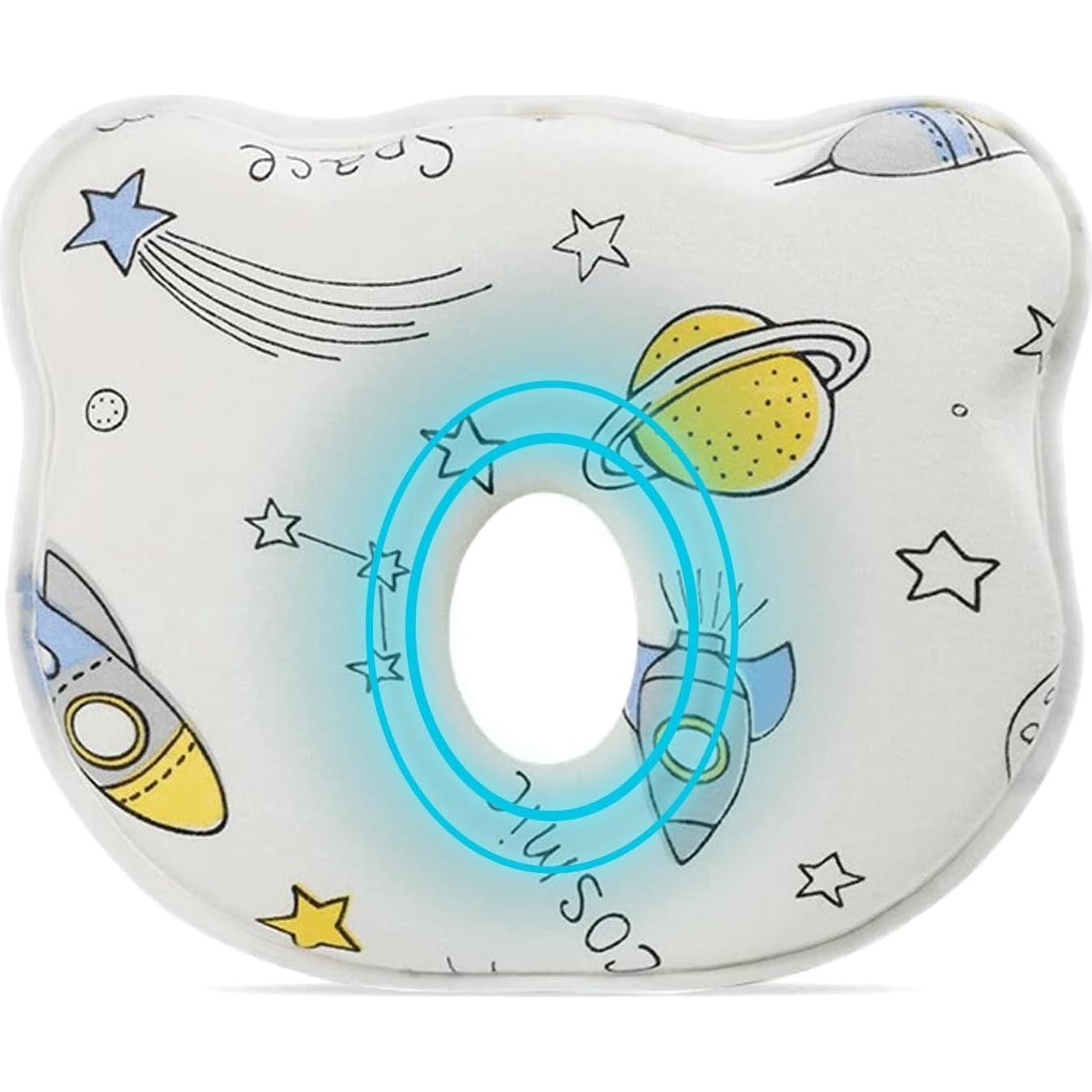 Almohada para Bebé YEHUOT de Espuma de Memoria 24.9x21.8cm