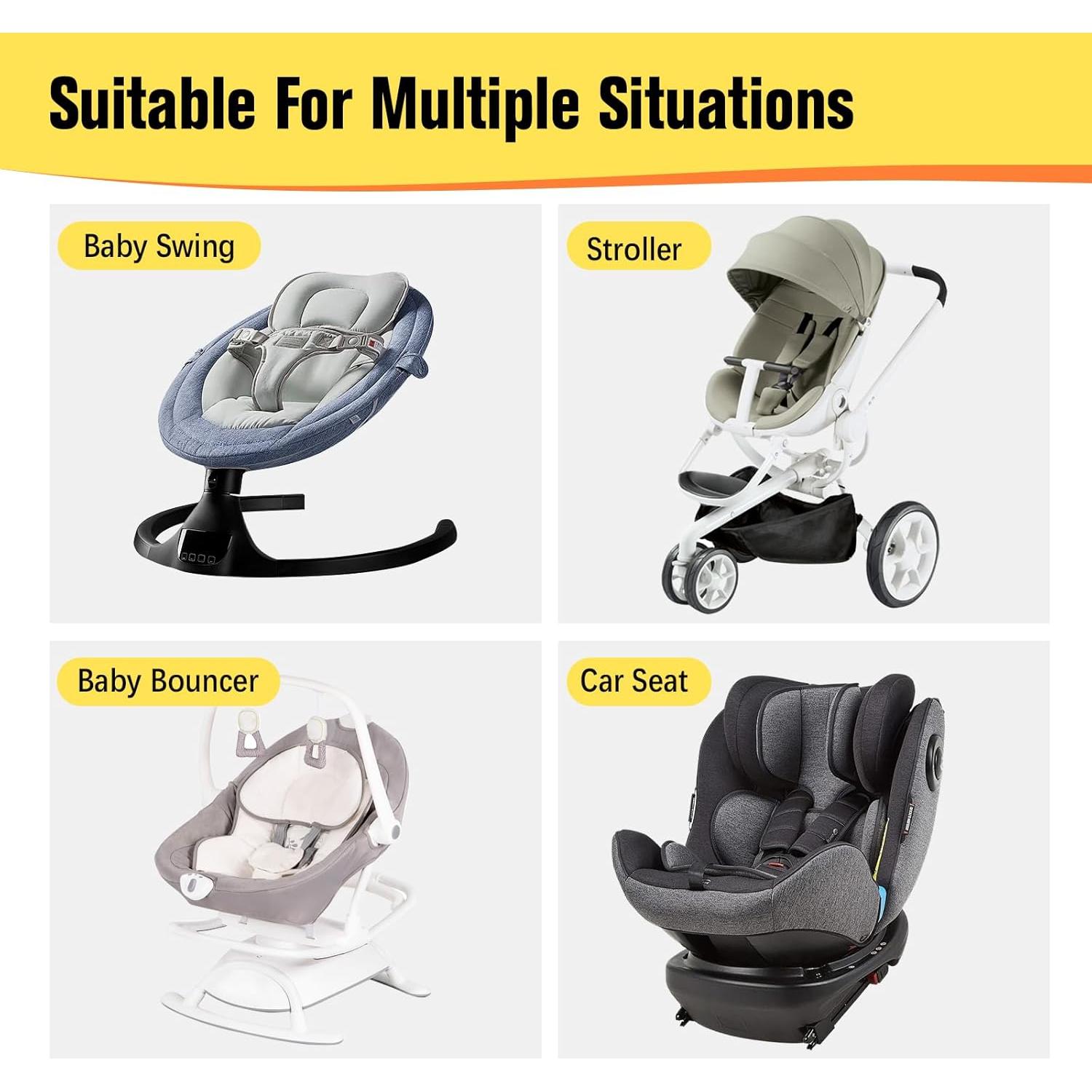 Almohada para Bebé KAKIBLIN Soporte Cuello Viaje 25x28 cm