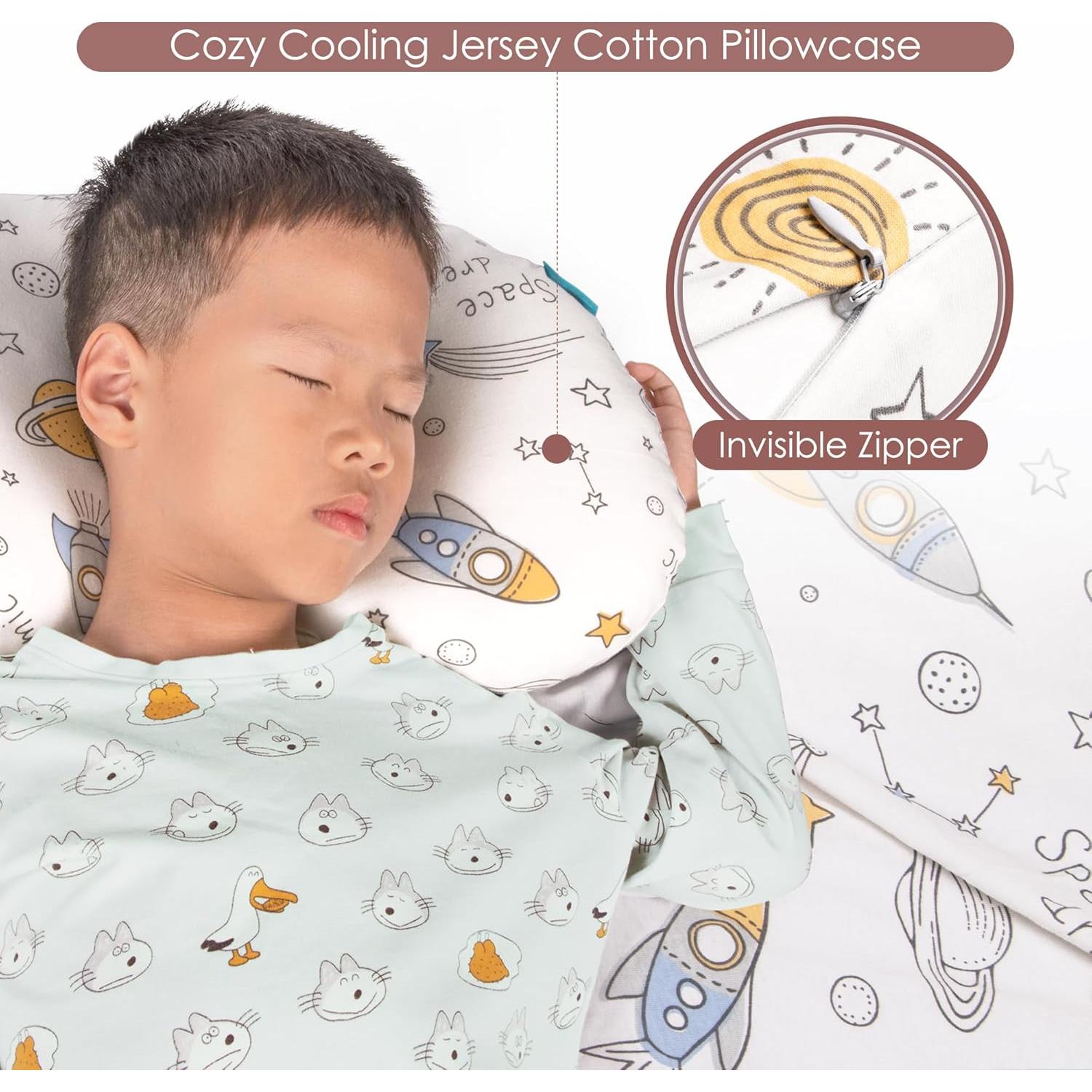 Almohada Ergonómica para Niños BYRIVER 30x55 cm Nave Espacial