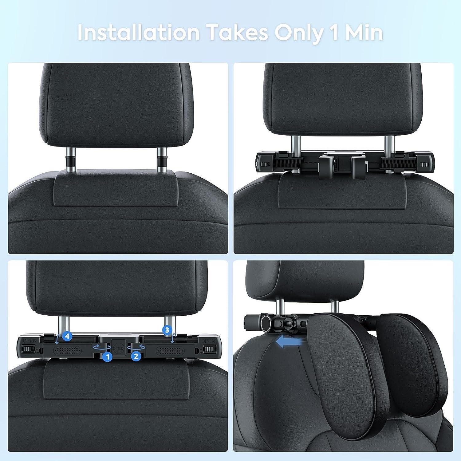 Almohada Ajustable para Reposacabezas QRabbit - Soporte Cuello