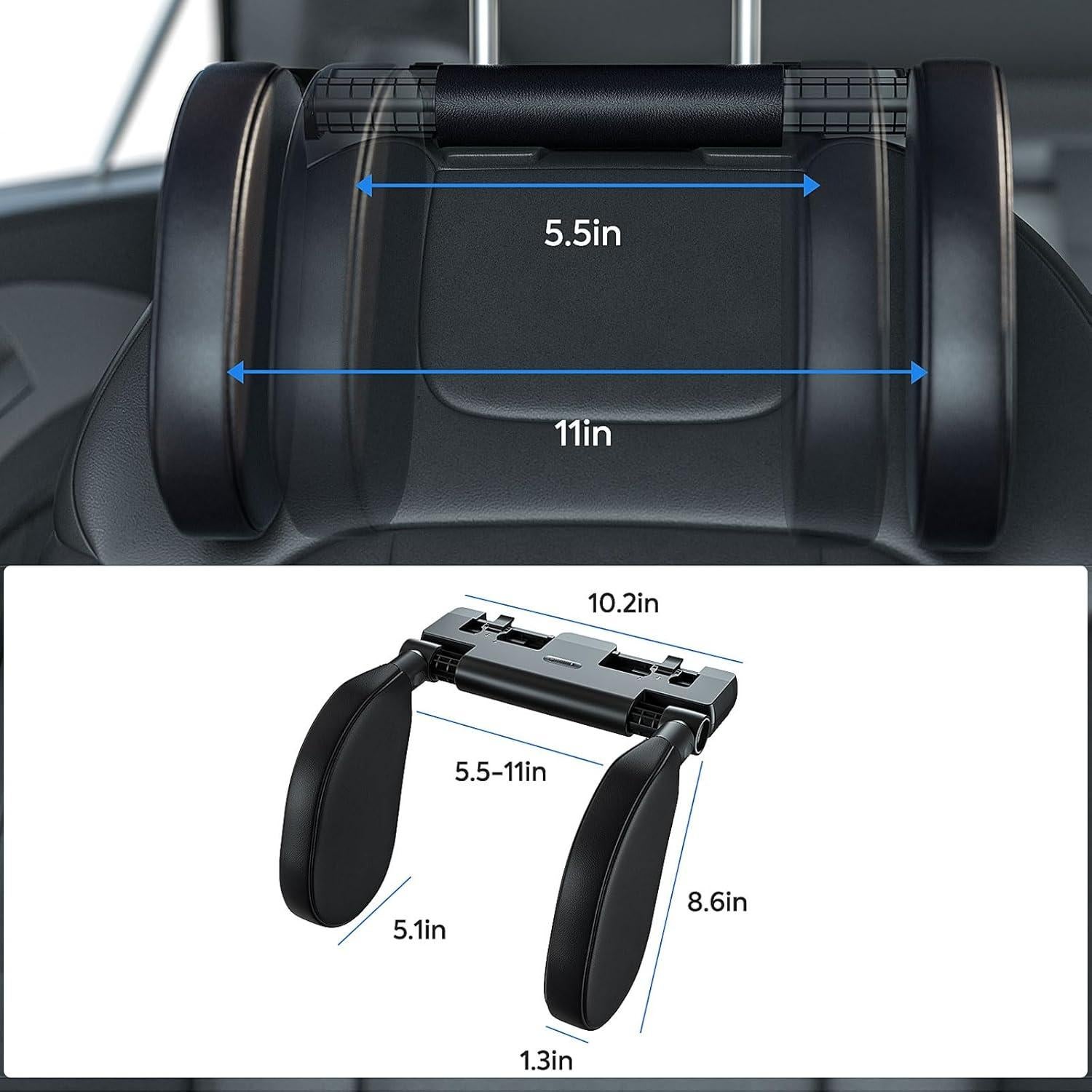 Almohada Ajustable para Reposacabezas QRabbit - Soporte Cuello