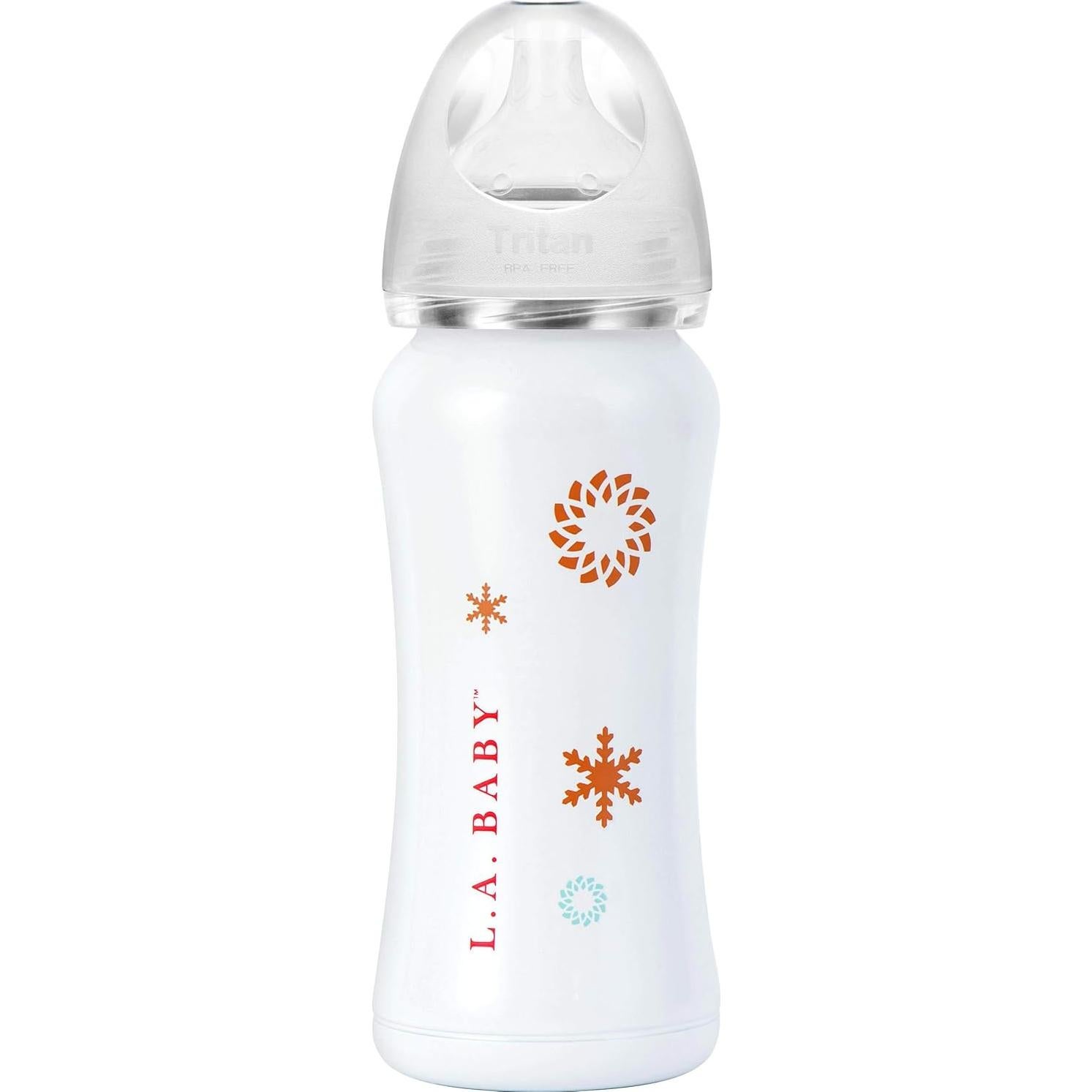 Botella Térmica para Bebé LA Baby 266ml Acero Inoxidable Aislada