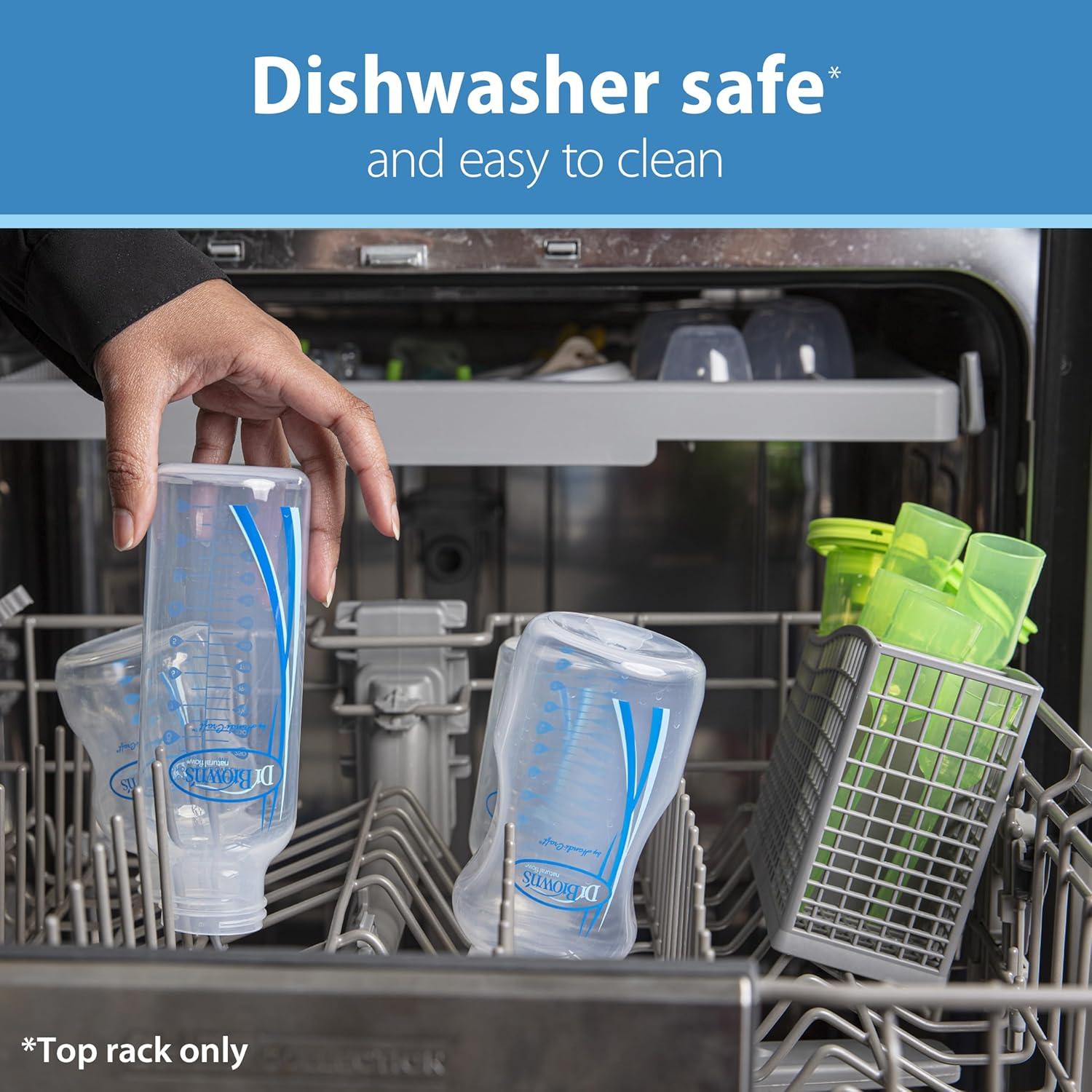 Juego de Alimentación para Bebés Dr. Brown's Anti-Cólico 5 Biberones