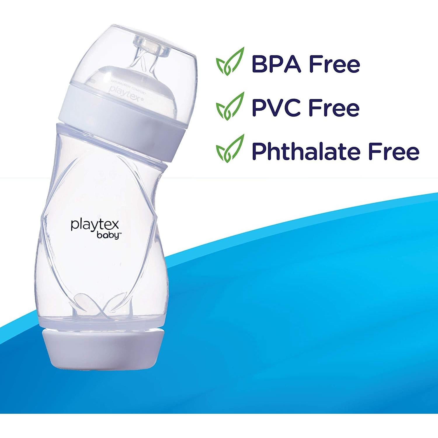 Botellas Anti-Cólico Playtex Baby VentAire 9 Oz - Paquete de 3