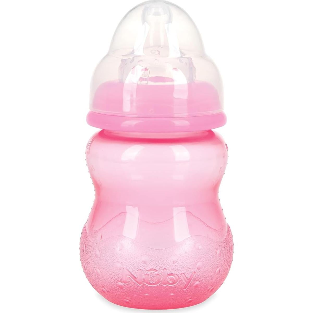 Botellas Ant Goteo Cuello Ancho Nuby 240 mL - Paquete de 3