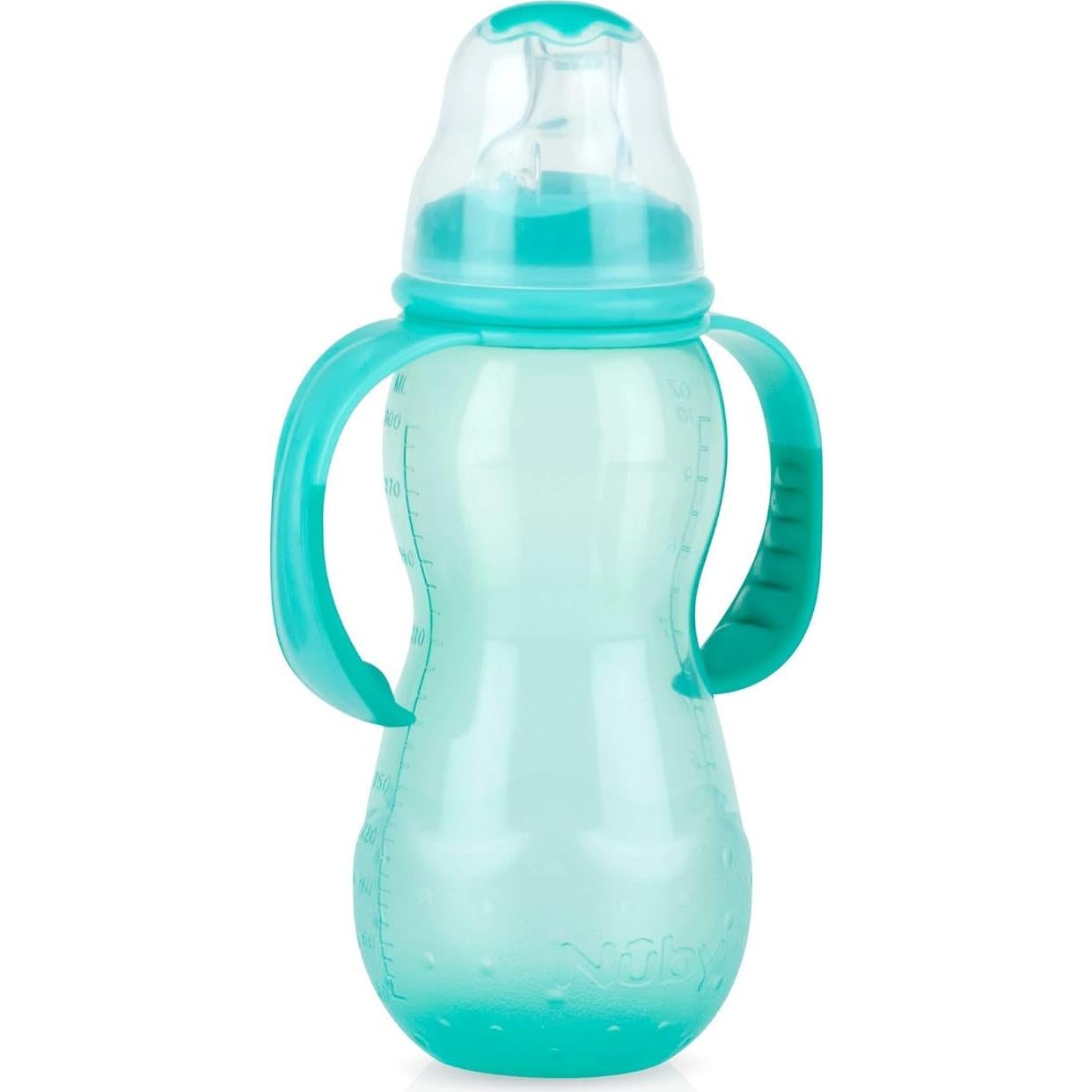 Biberón Nuby Non-Goteo 3 Etapas 320 ml Rosa