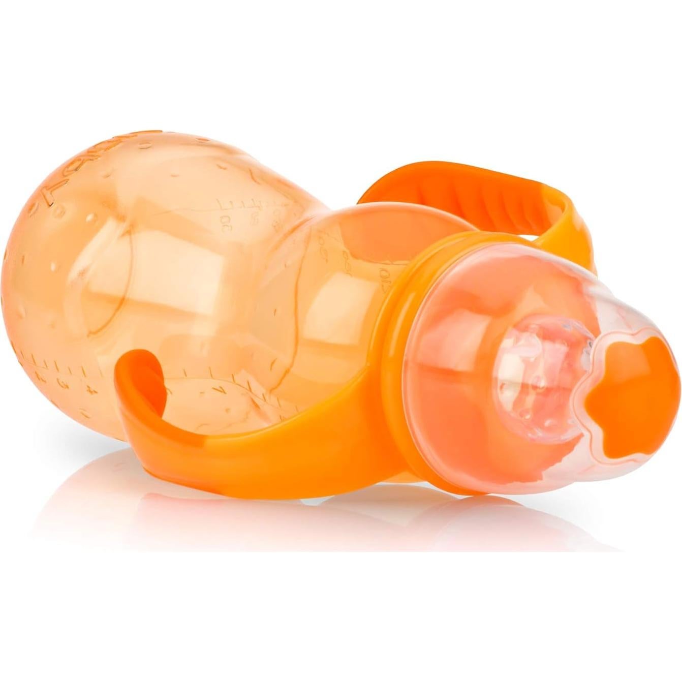 Biberón Nuby Non-Goteo 3 Etapas 320 ml Rosa