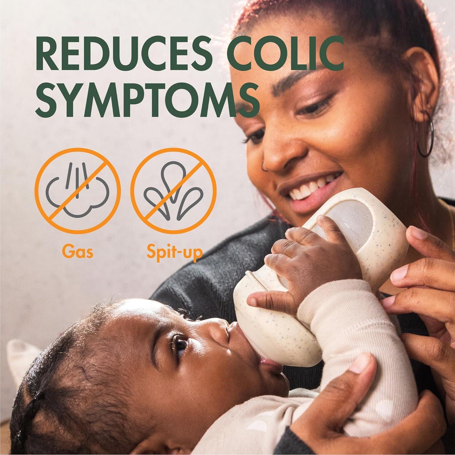 Botellas Anticólico Boon Nursh 8 Oz Silicona Verde Manchado