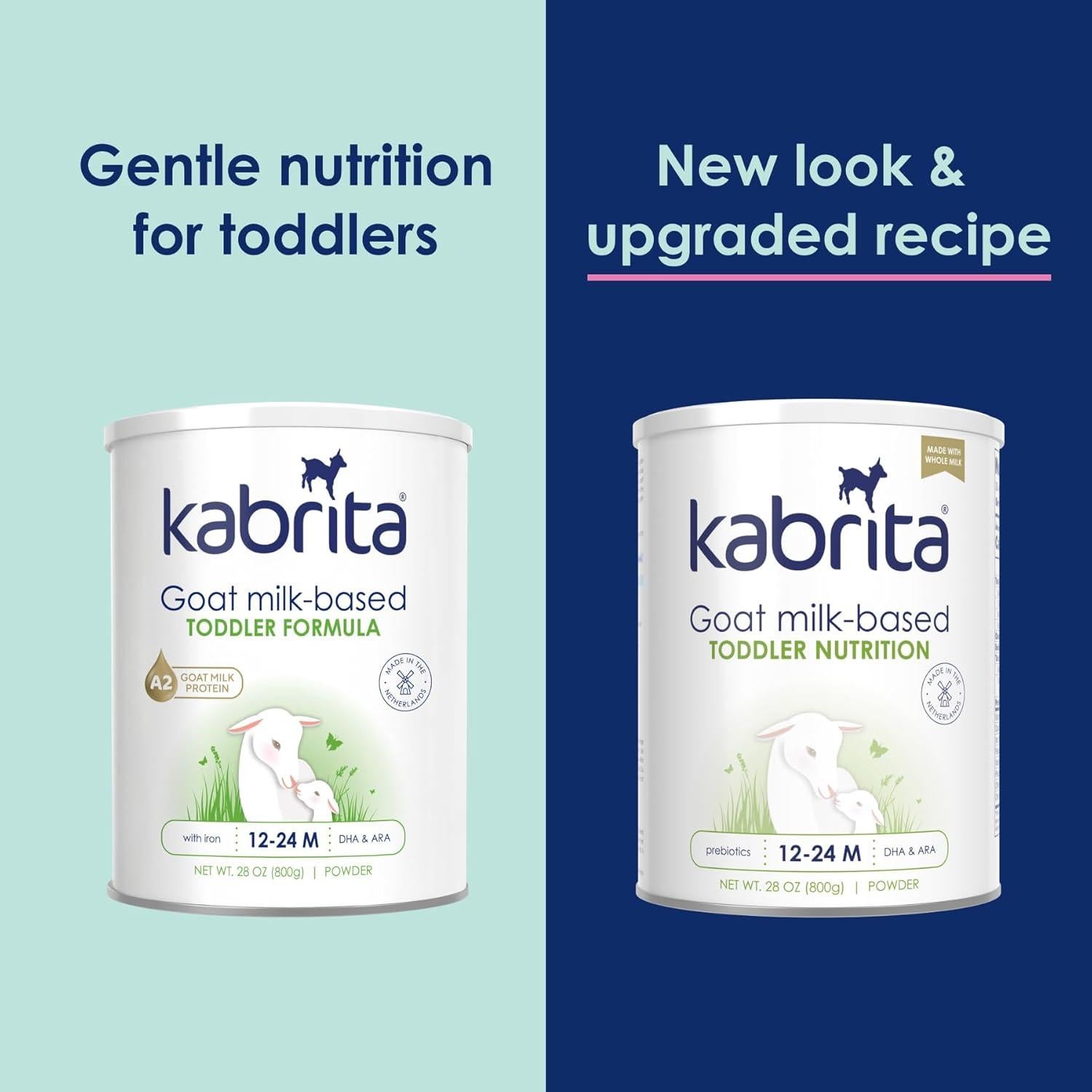 Nutrición de Leche de Cabra Kabrita 793g para Niños 12-24 Meses