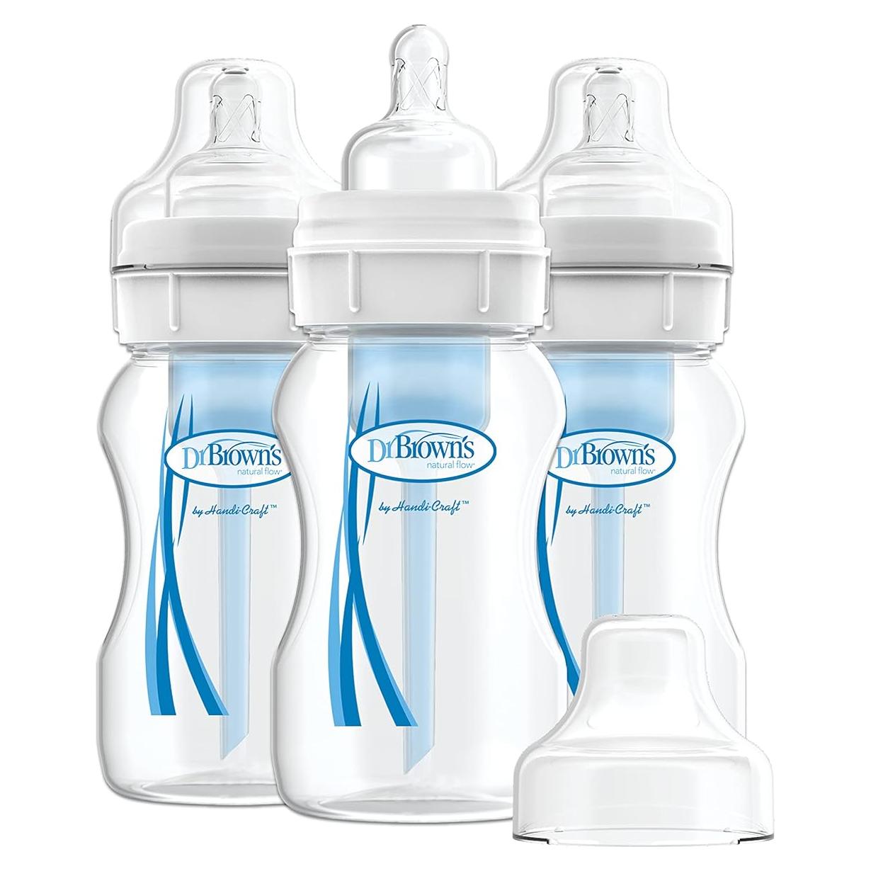 Botellas para Bebés Dr. Brown's Natural Flow 8oz Anti-Cólicos 3pk