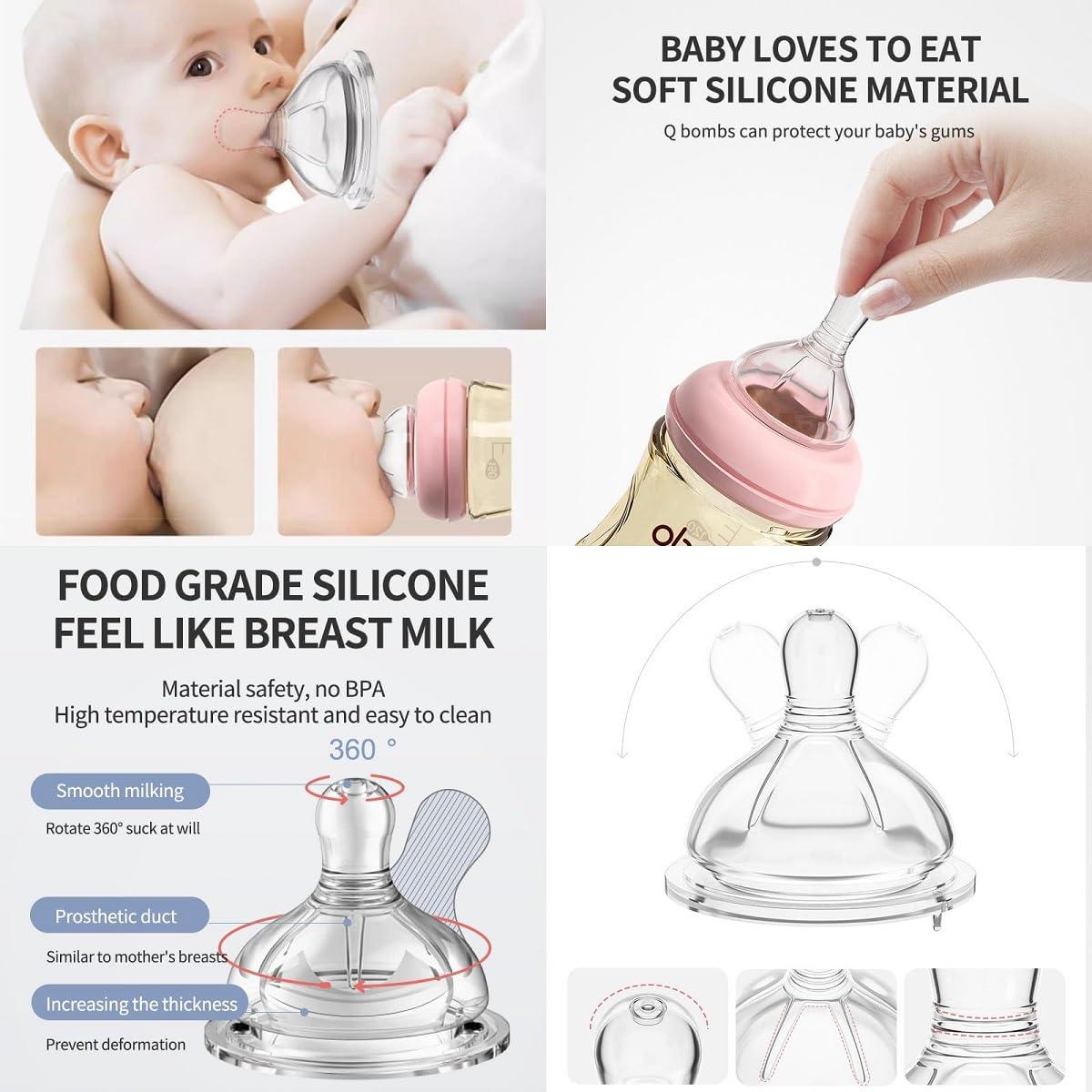 Botella Anticólicos PPSU Oberni 150ml Azul para Bebés