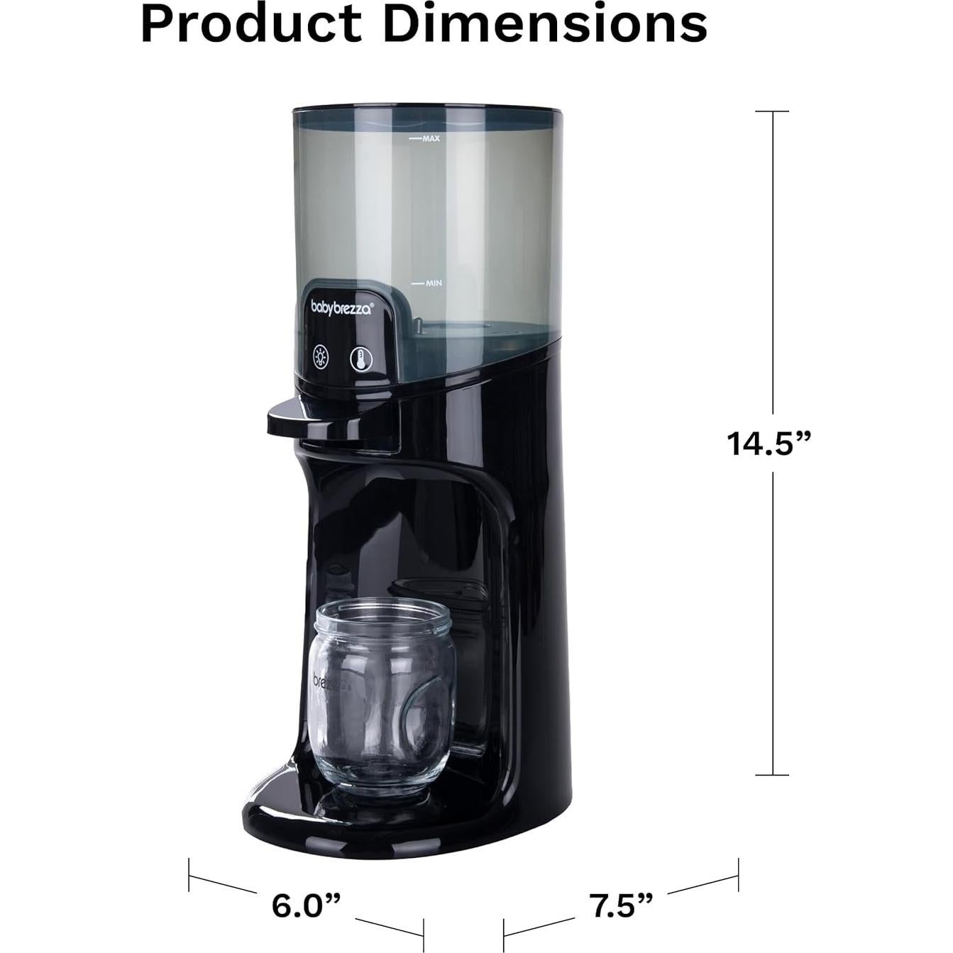 Calentador de Biberones Instantáneo Baby Brezza 1.5L 3 Temperaturas