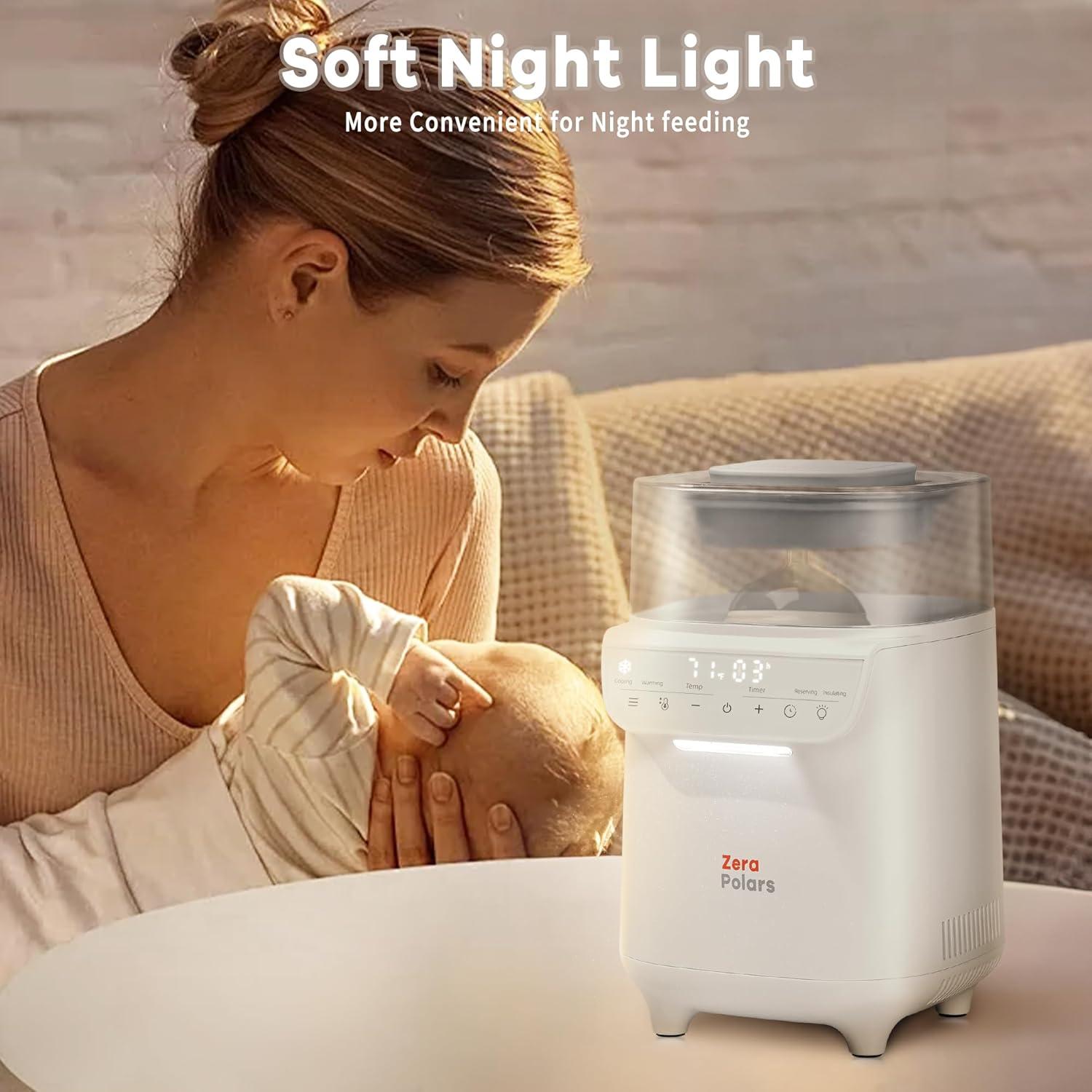 Calentador de Biberones ZeraPolars 8 en 1 Multifuncional