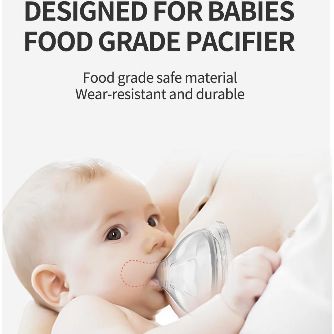 Tetina de Biberón Closer to Nature 100% Silicona Anticólico 2 Pzas