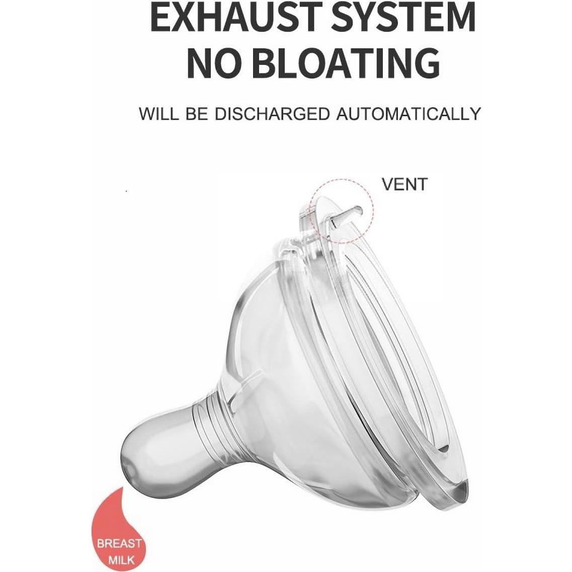 Tetina de Biberón Closer to Nature 100% Silicona Anticólico 2 Pzas