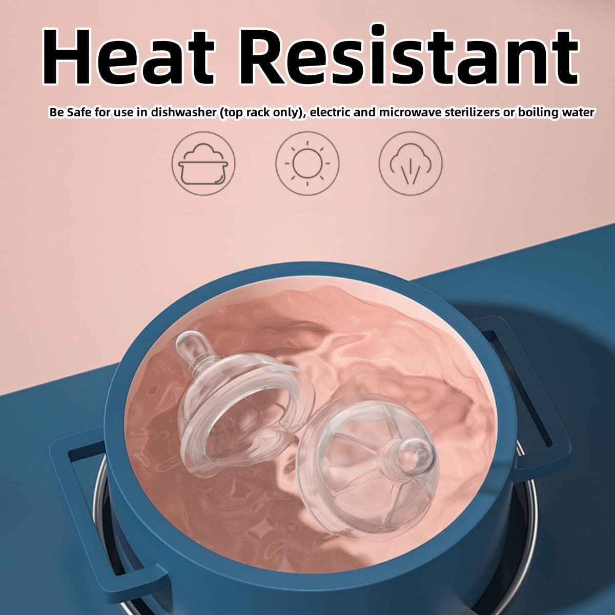 Tetina de Biberón Closer to Nature 100% Silicona Anticólico 2 Pzas