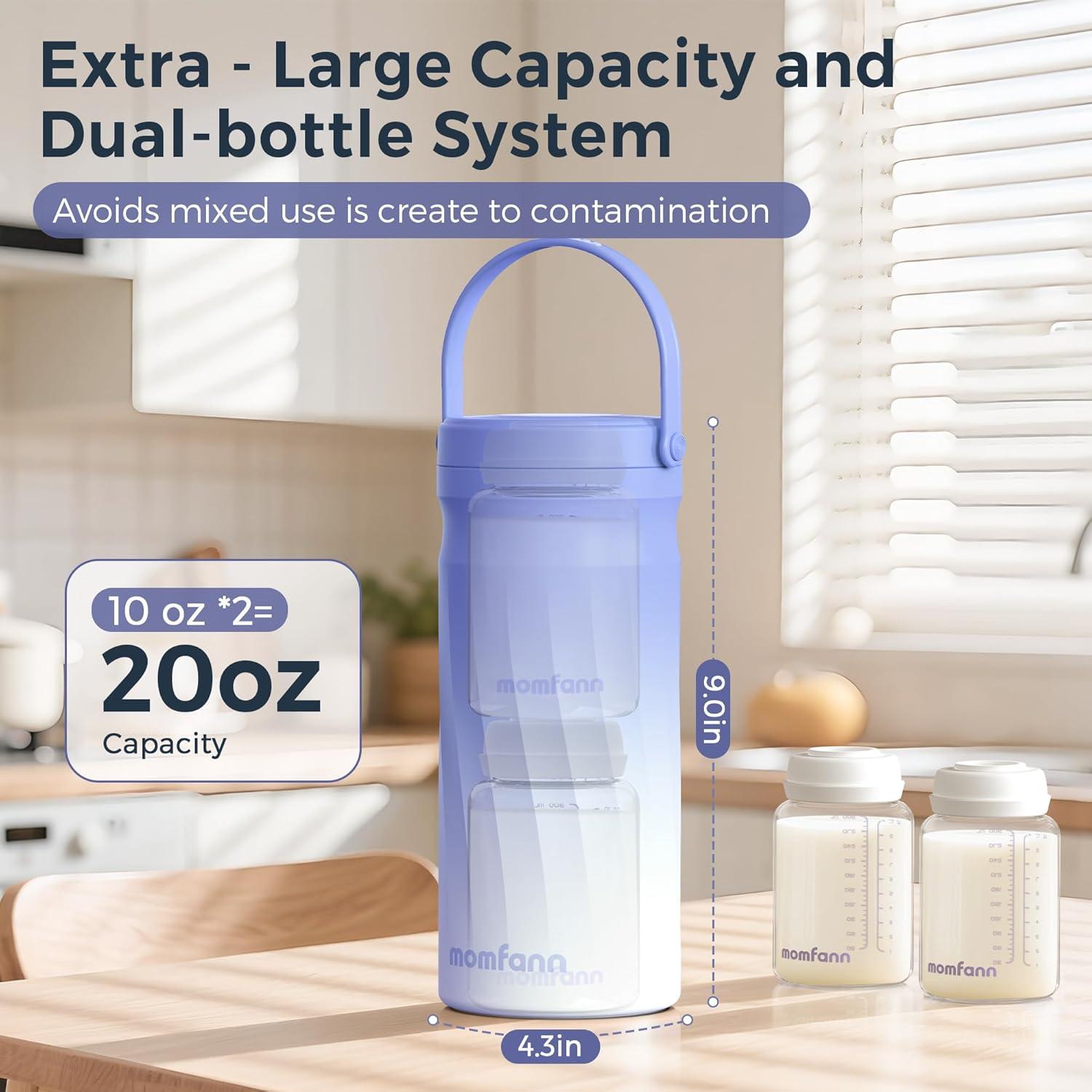 Enfriador de Leche Materna Acero Inoxidable 600ml Portátil