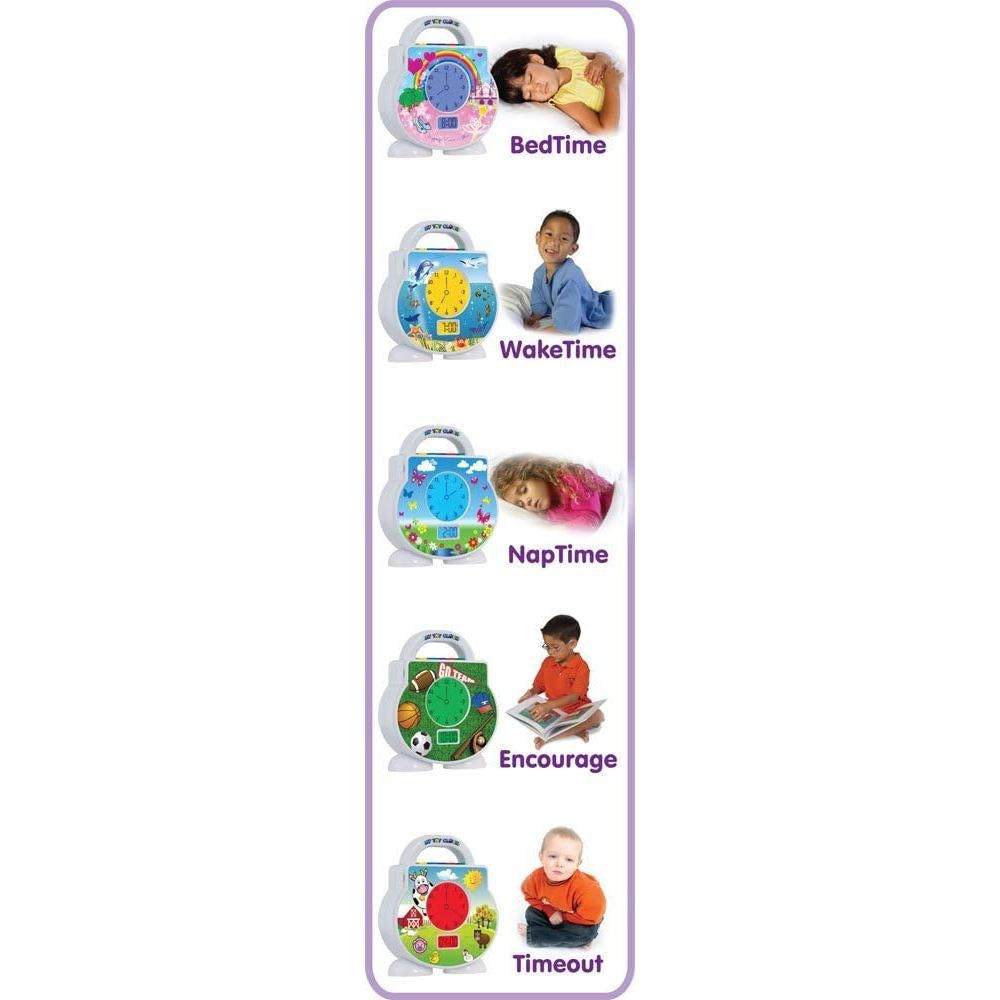 Reloj Despertador Digital Mi Reloj Tot para Niños - Blanco