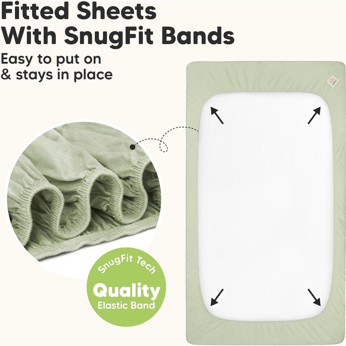 Paquete de 2 Sábanas Impermeables KeaBabies 132x71 cm