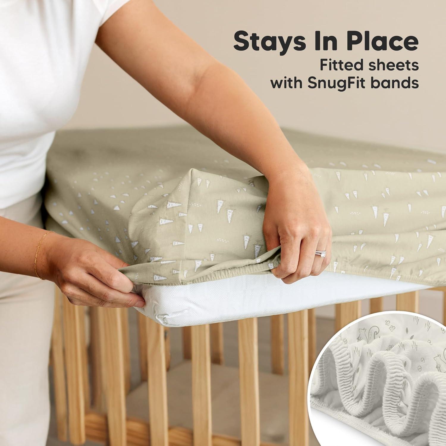 Paquete de 2 Sábanas Ajustadas Impermeables KeaBabies 132x71 cm