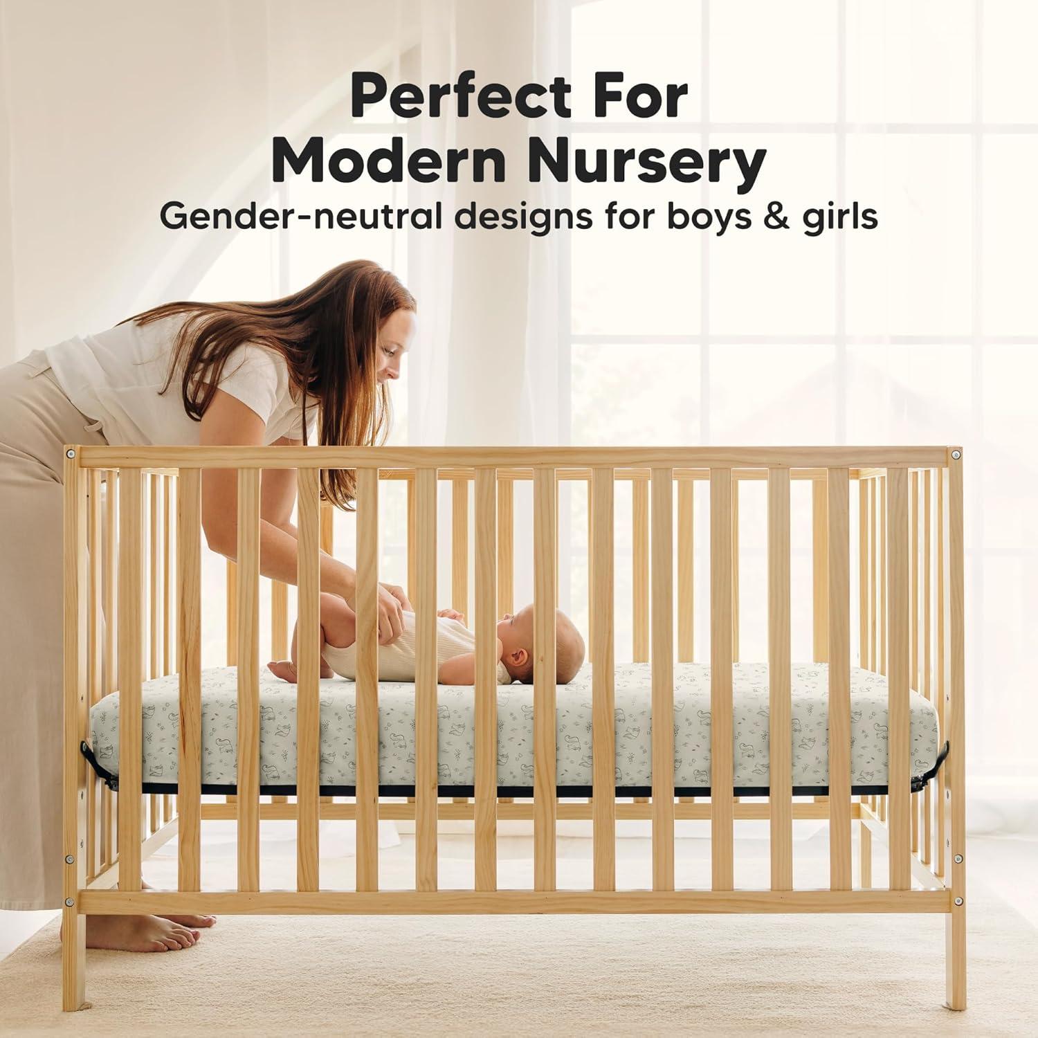 Paquete de 2 Sábanas Ajustadas Impermeables KeaBabies 132x71 cm