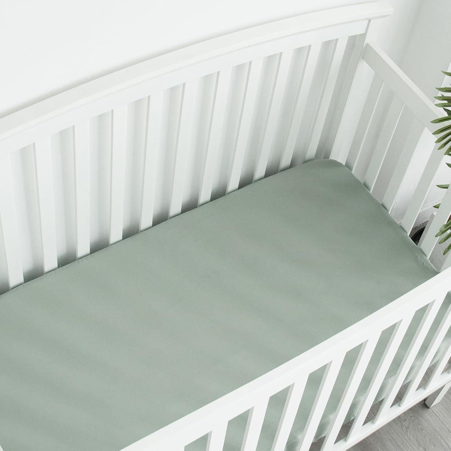 Biloban 4 Sábanas de Cuna Impermeables Microfibra 132x71cm