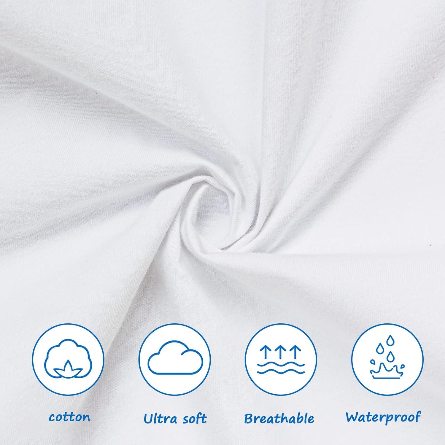 Sábanas para Cuna Coldwind 2 Piezas Algodón Impermeable